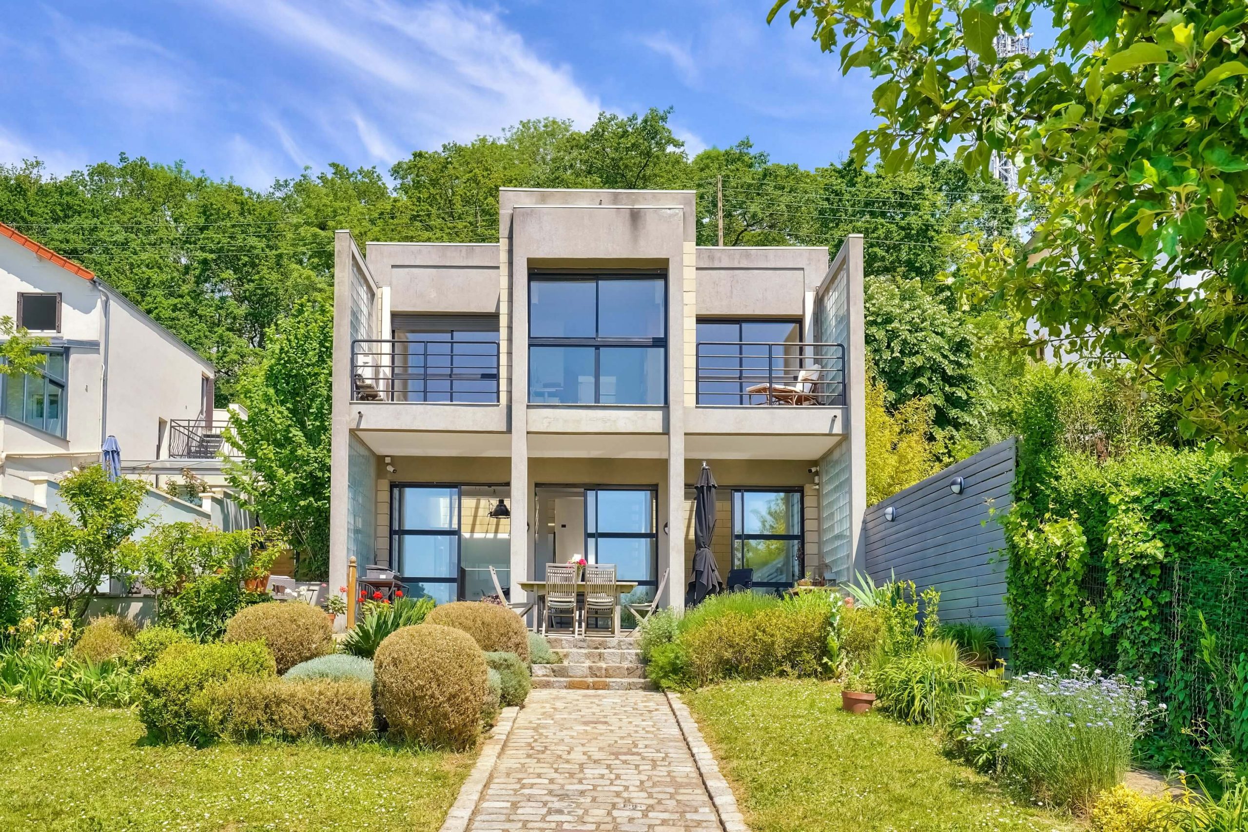 maison architecte vue Paris