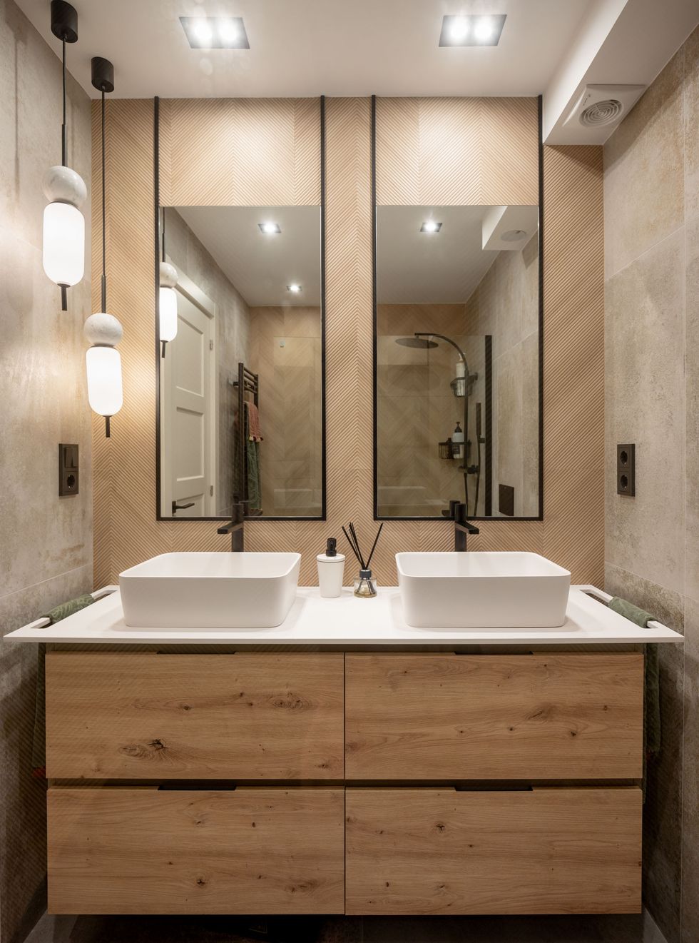salle de bain design bois