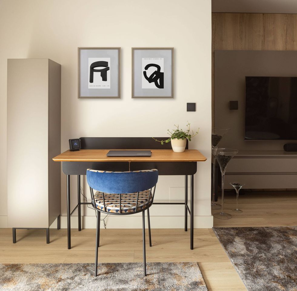 salon avec bureau