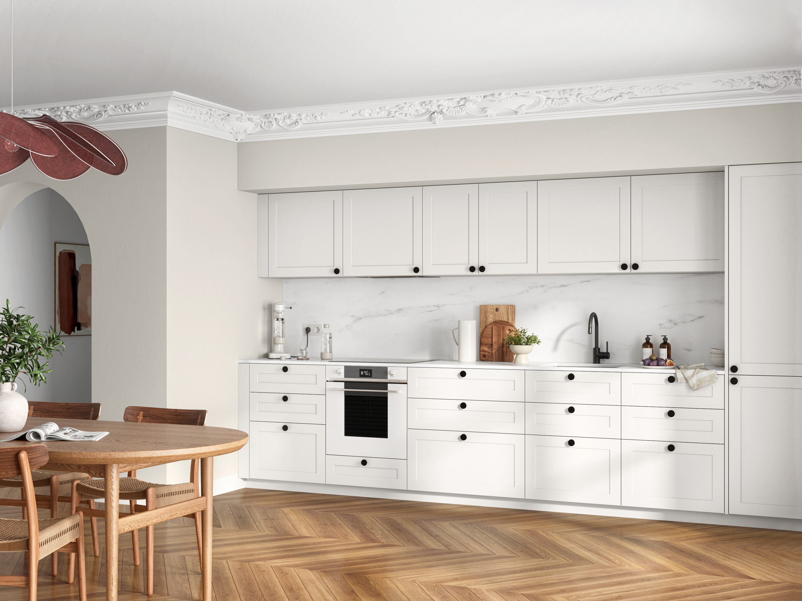 modèle Adèle RYK blanc appartement haussmannien modèle Adèle RYK blanc appartement haussmannien