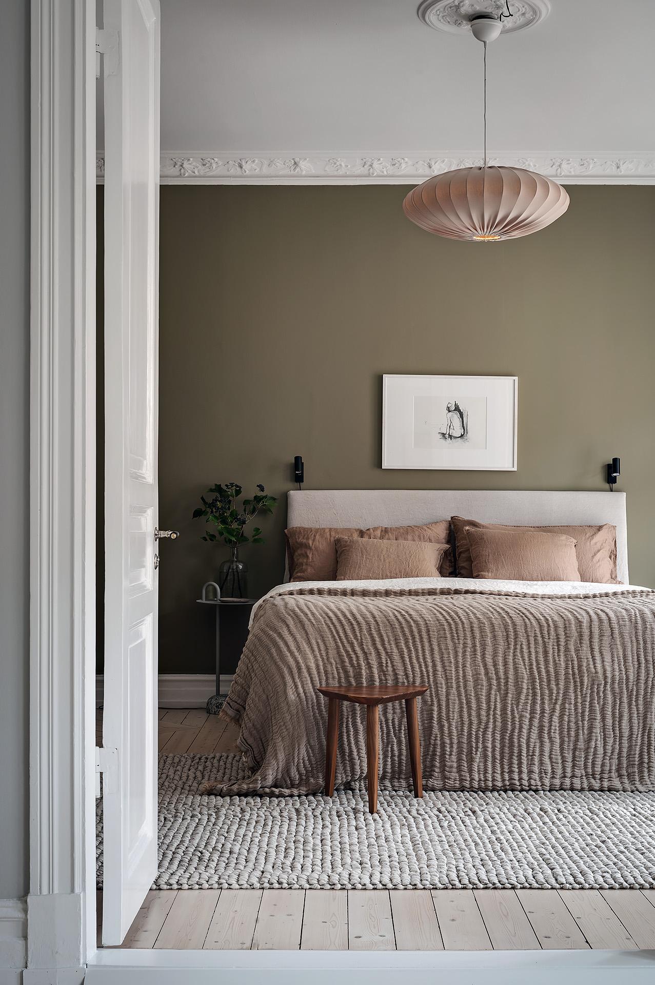 chambre murs kaki décoration scandinave chambre murs kaki décoration scandinave