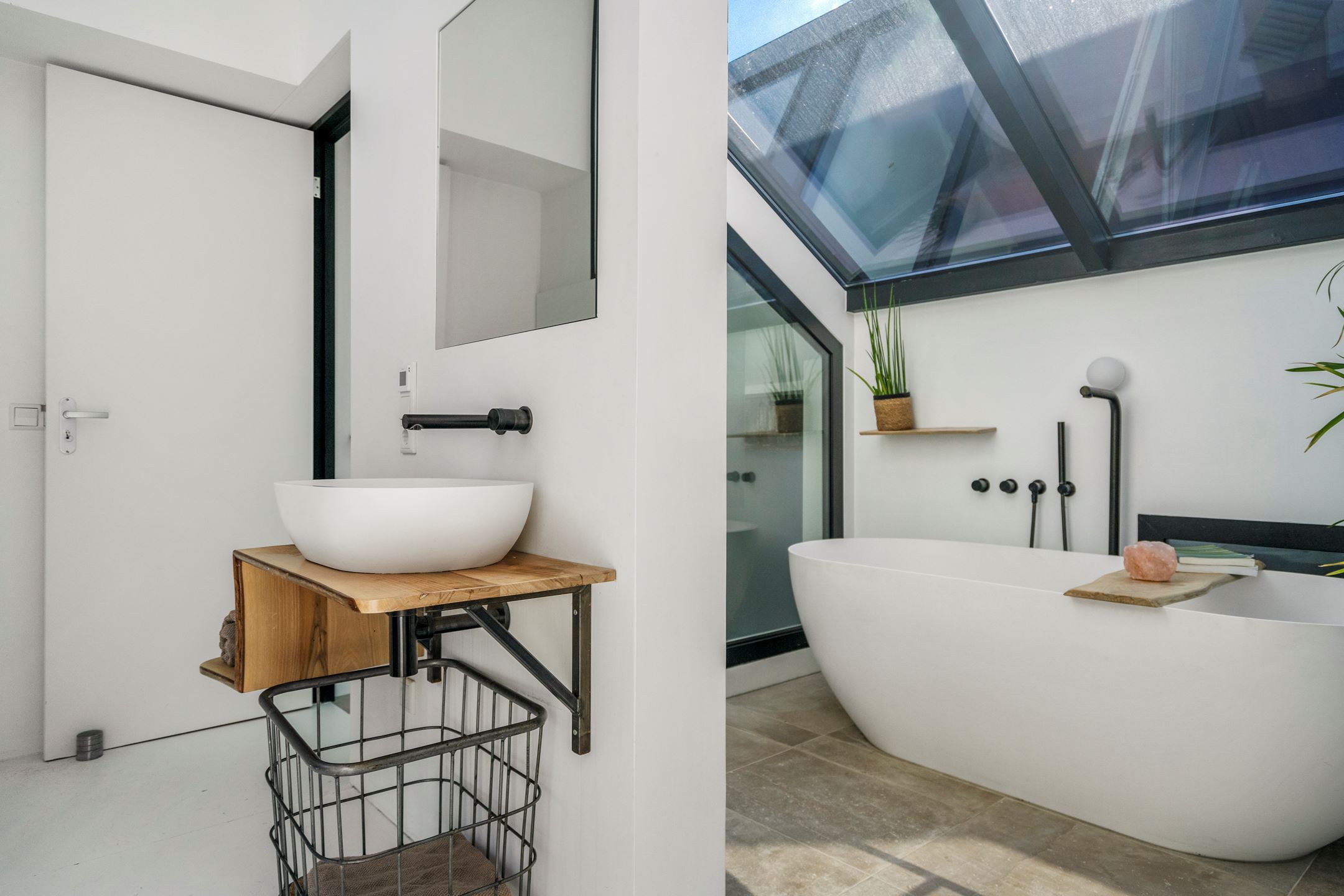 salle de bain design maison loft Amsterdam salle de bain design maison loft Amsterdam