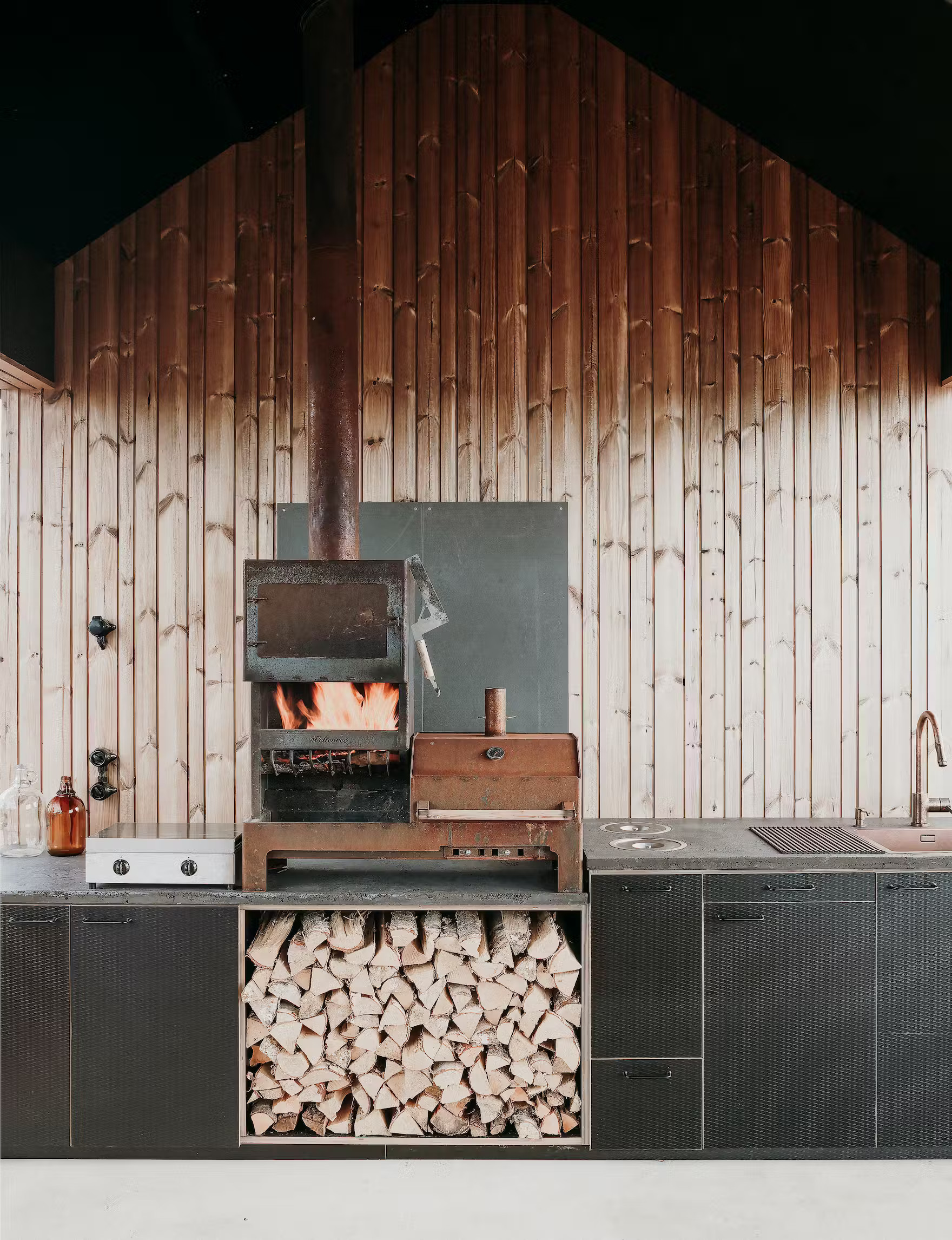 cuisine extérieure maison en bois cuisine extérieure maison en bois