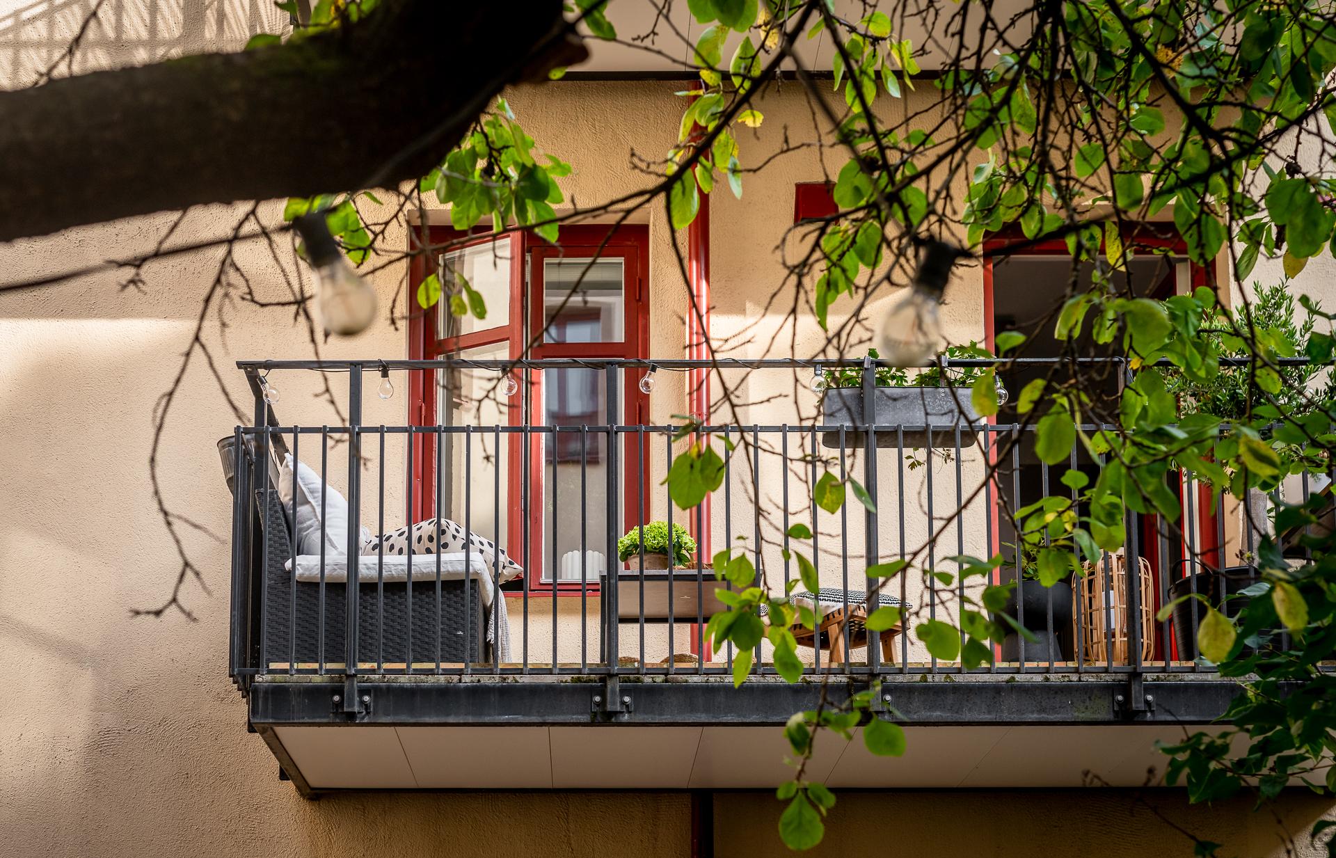 balcon immeuble Suède
