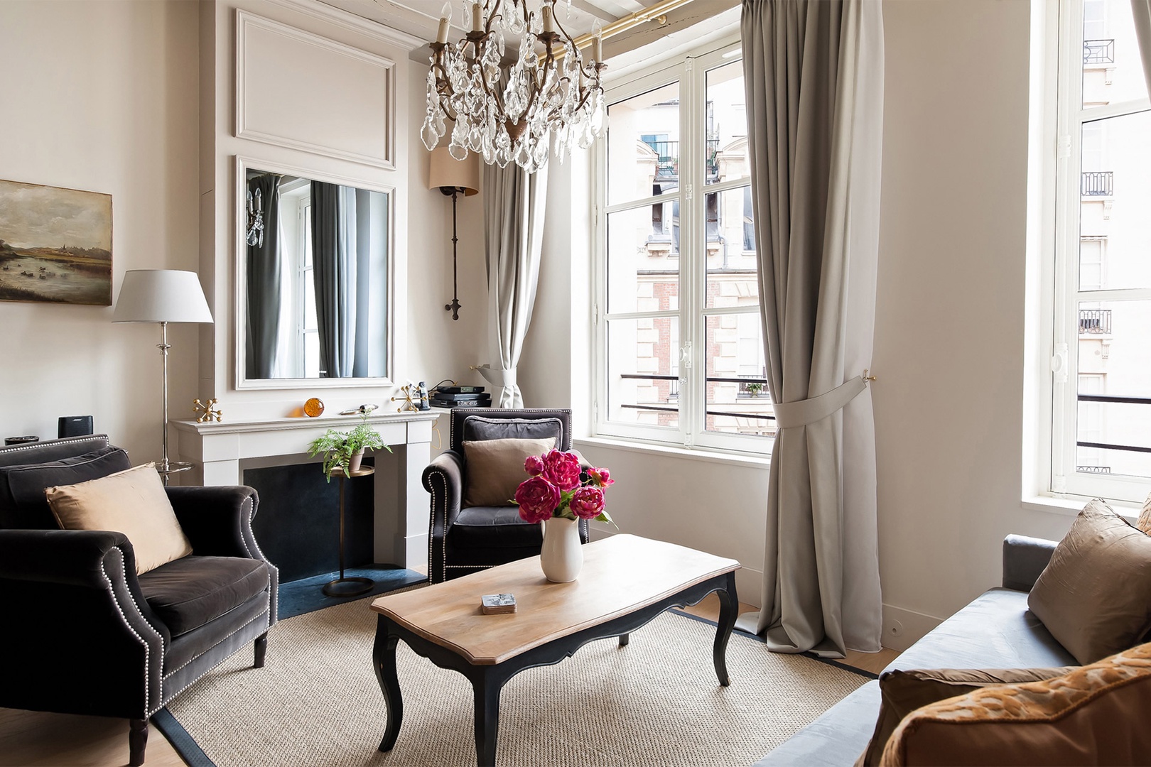 salon appartement Paris deux-pièces 45m2 salon appartement Paris deux-pièces 45m2