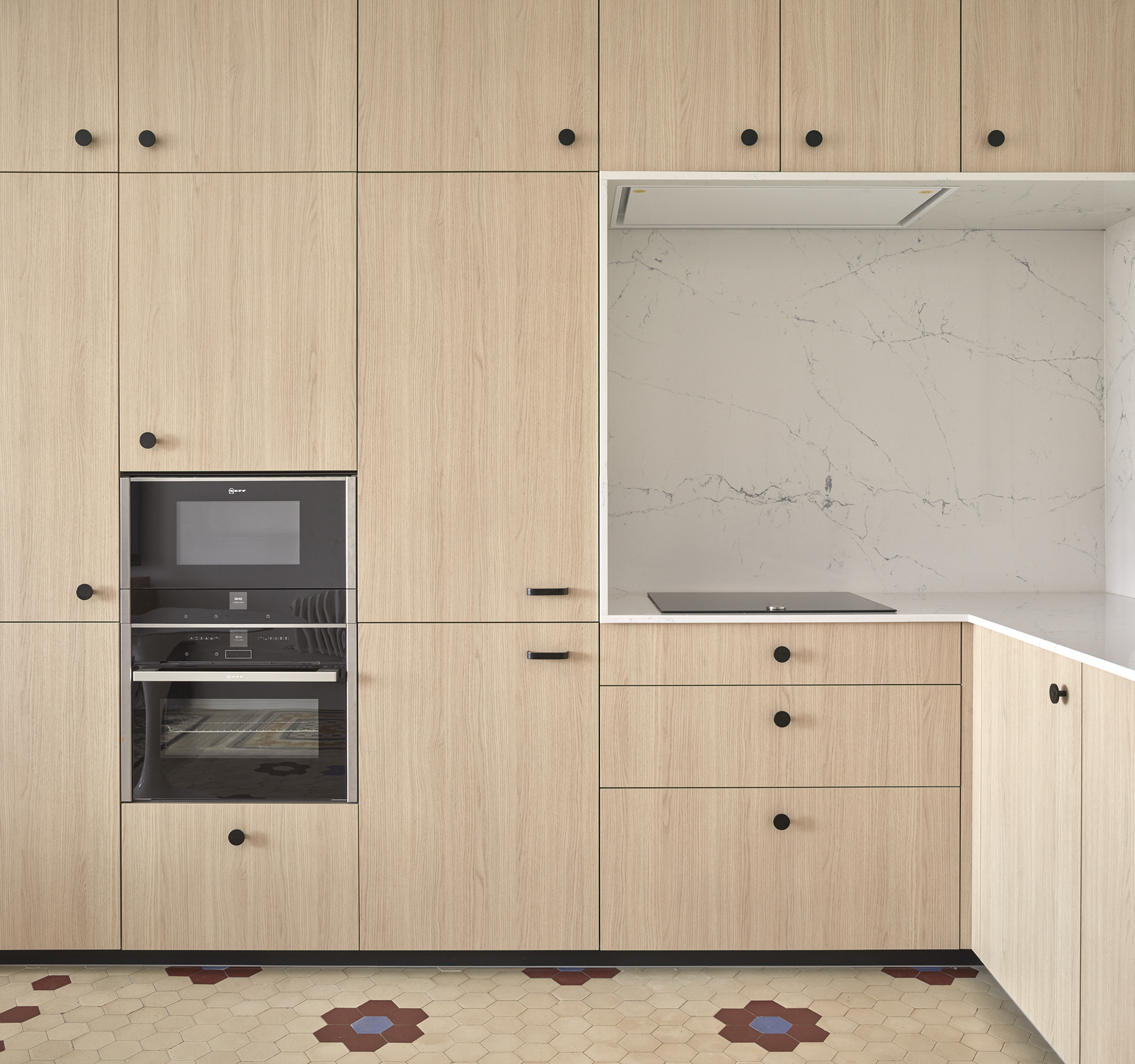cuisine bois design et sol mosaique cuisine bois design et sol mosaique
