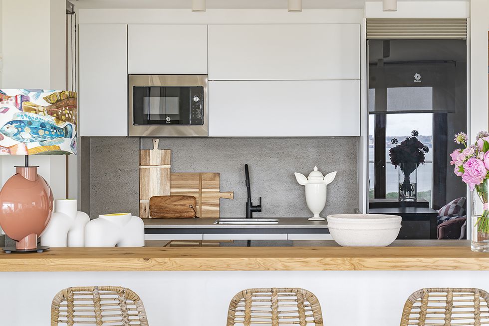 cuisine ouverte blanche