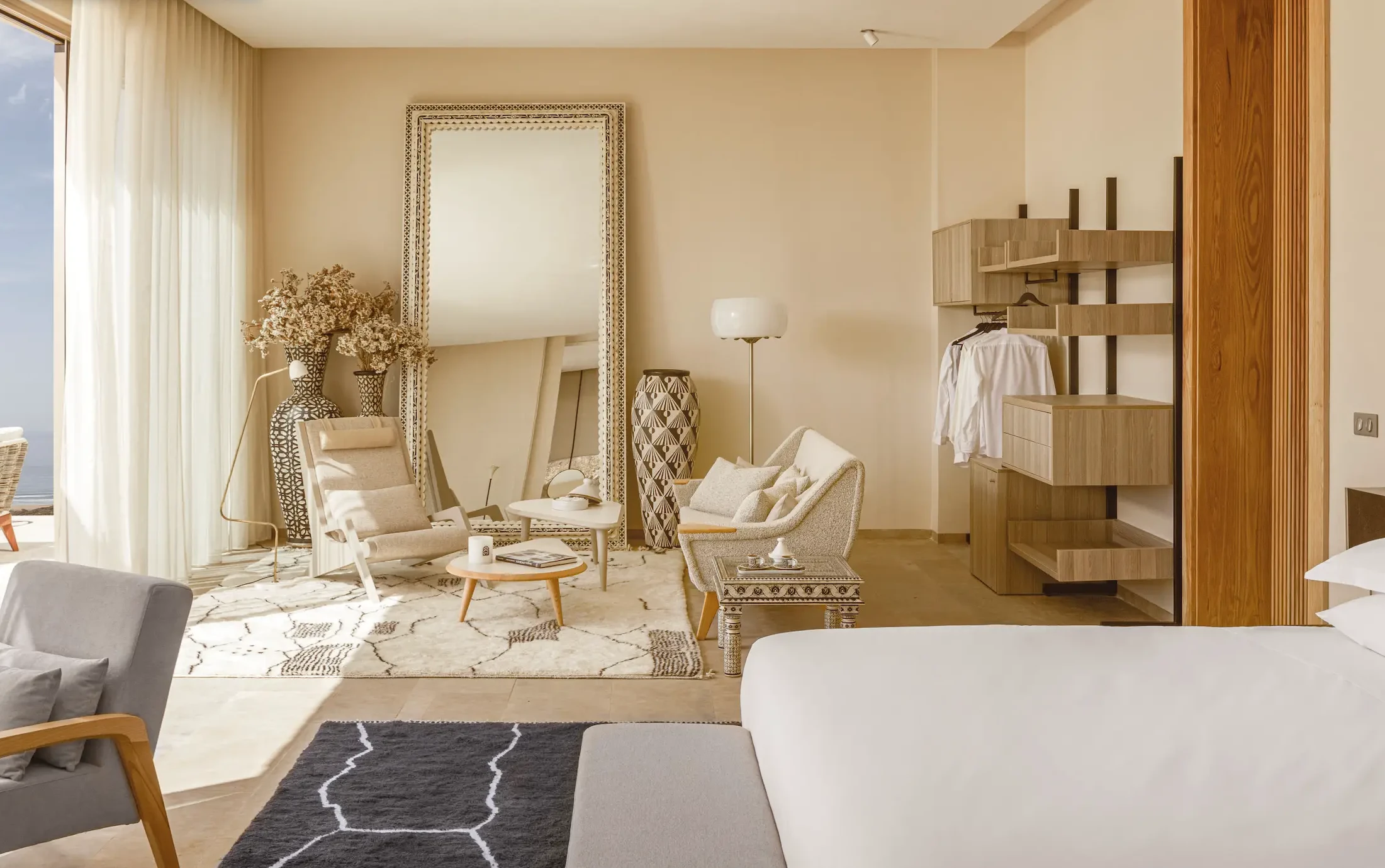 salon avec chambre décoration naturelle salon avec chambre décoration naturelle