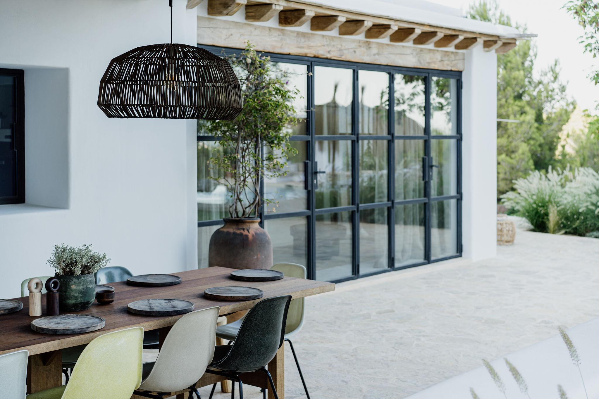 terrasse maison blanche à Ibiza Can Maya terrasse maison blanche à Ibiza Can Maya