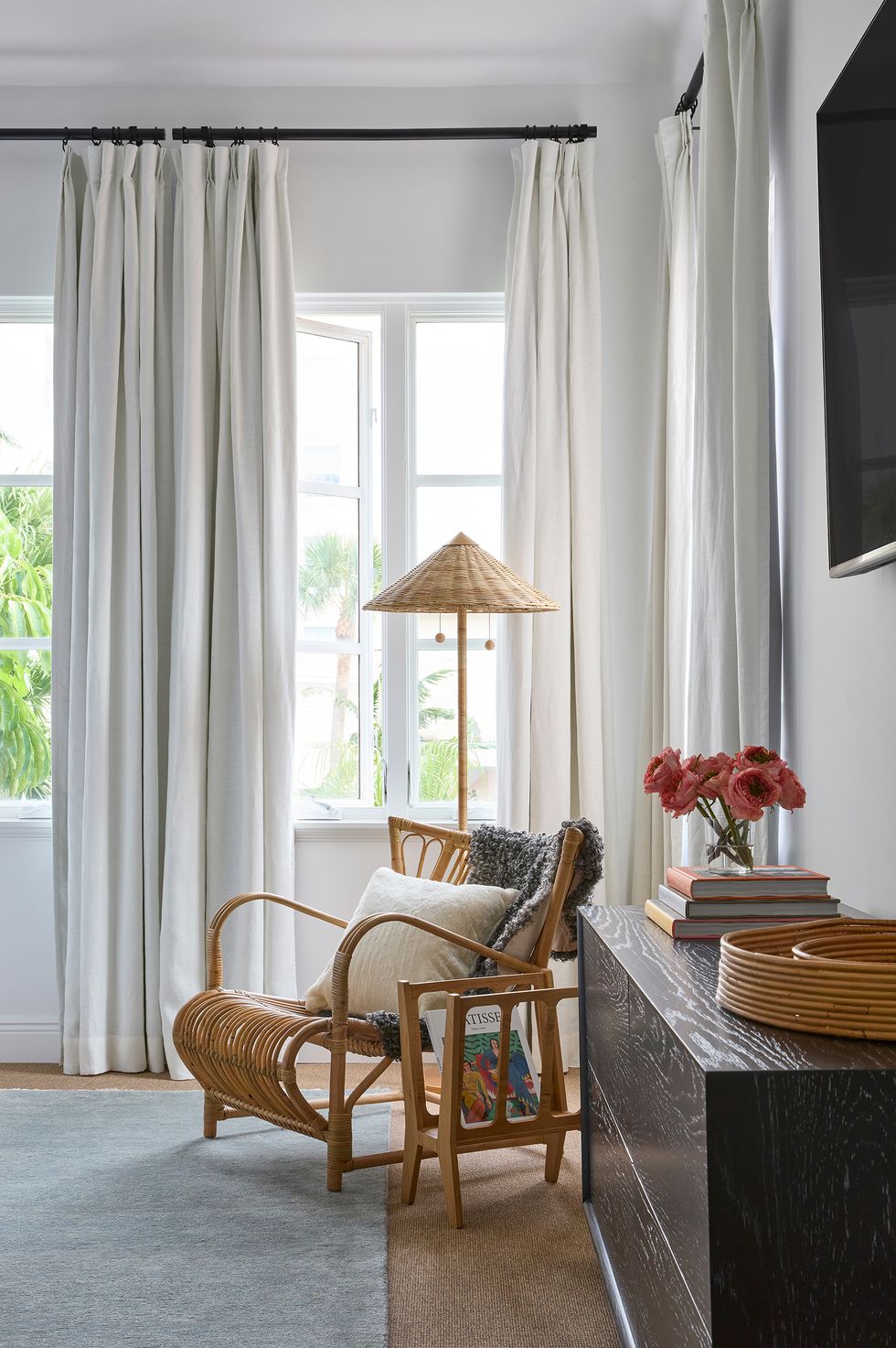 chambre avec fauteuil rotin The Goop Villa chambre avec fauteuil rotin The Goop Villa