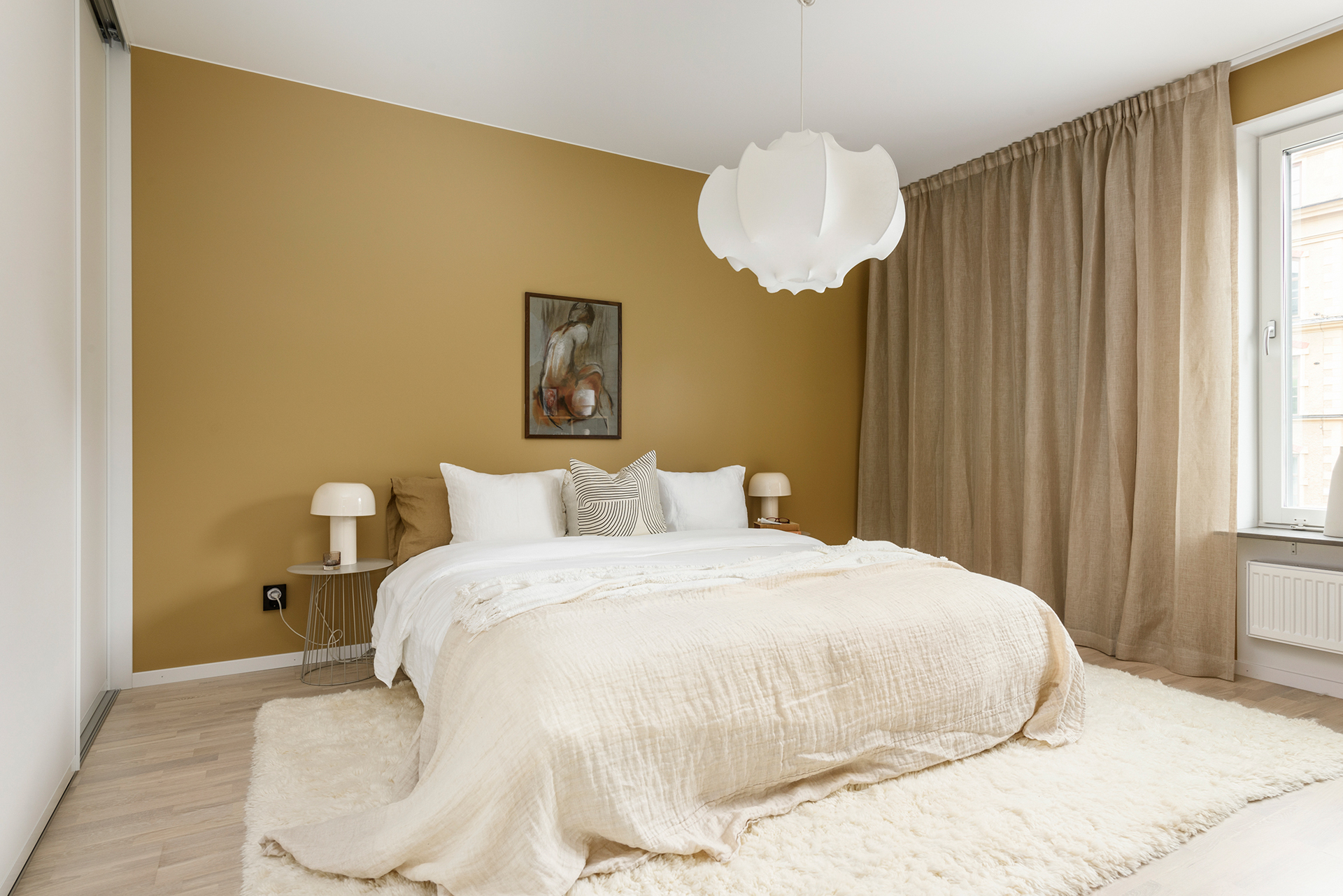 chambre mur jaune décoration design chambre mur jaune décoration design