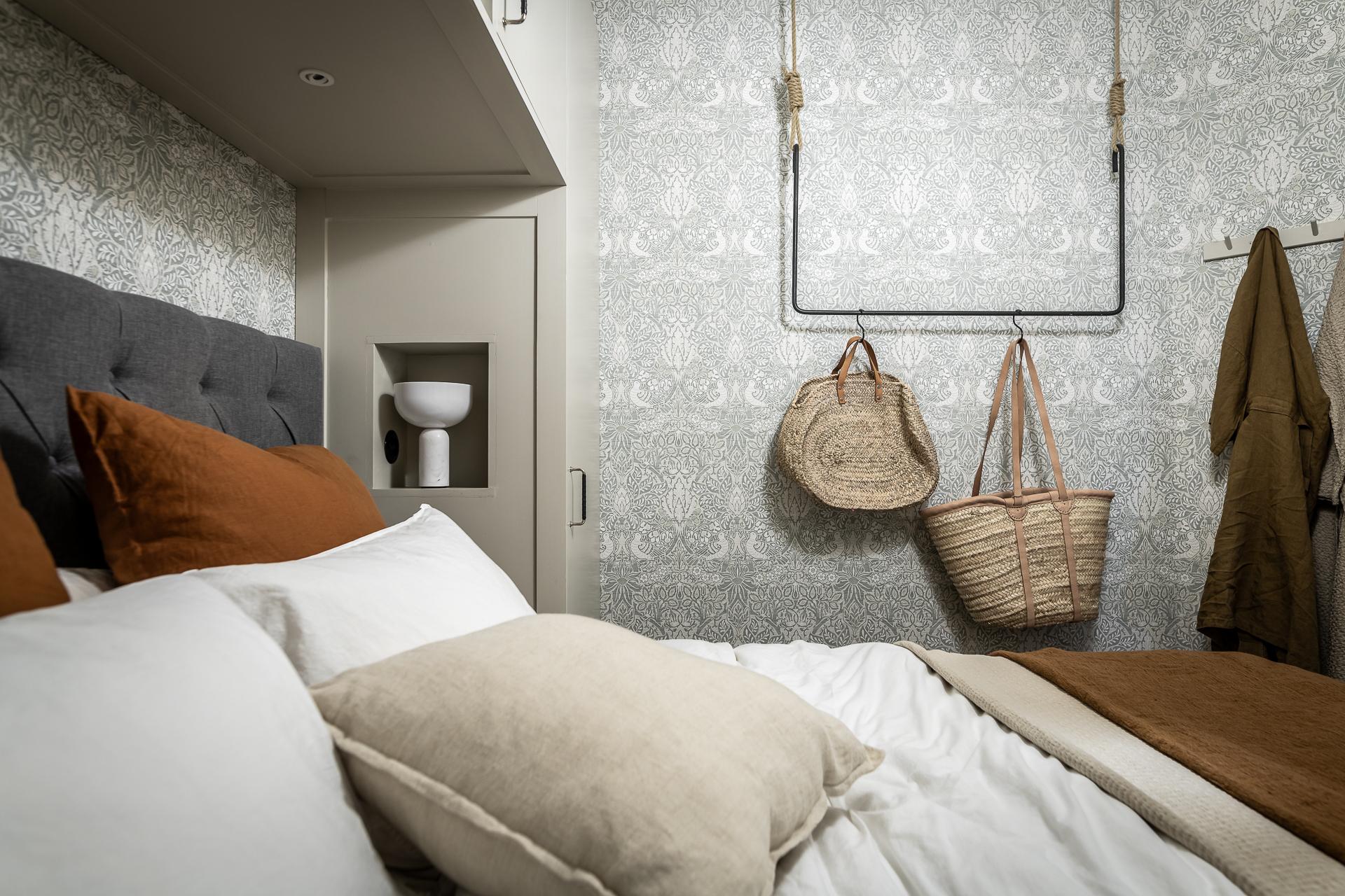 chambre papier-peint William Morris