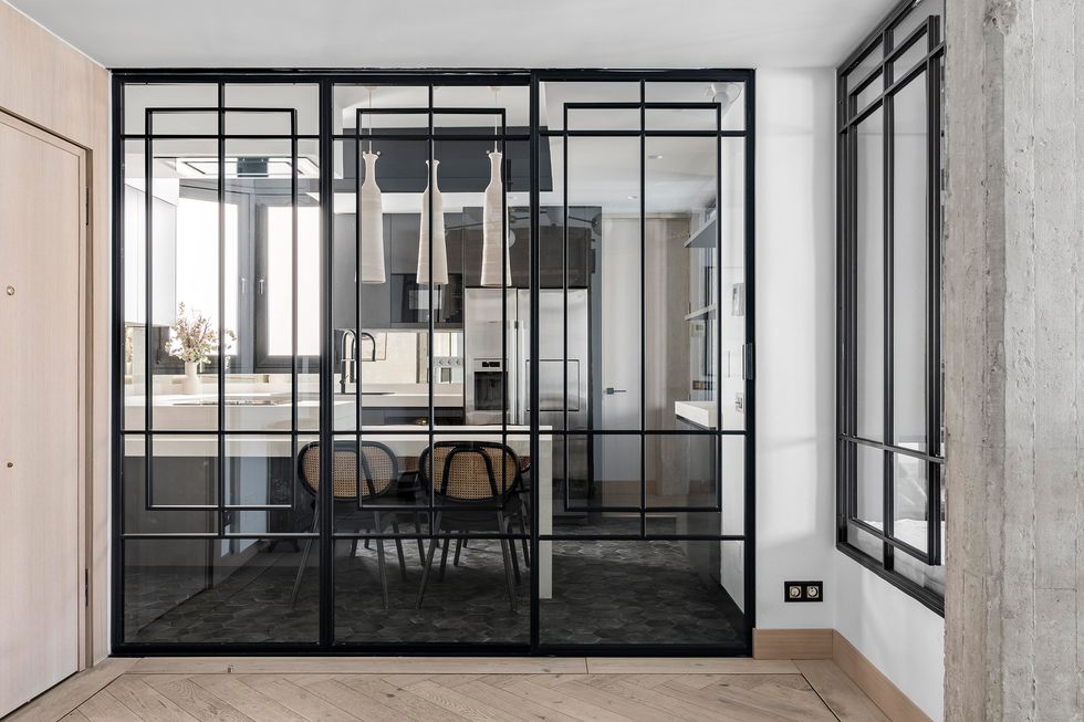 cuisine design avec verrière noire cuisine design avec verrière noire