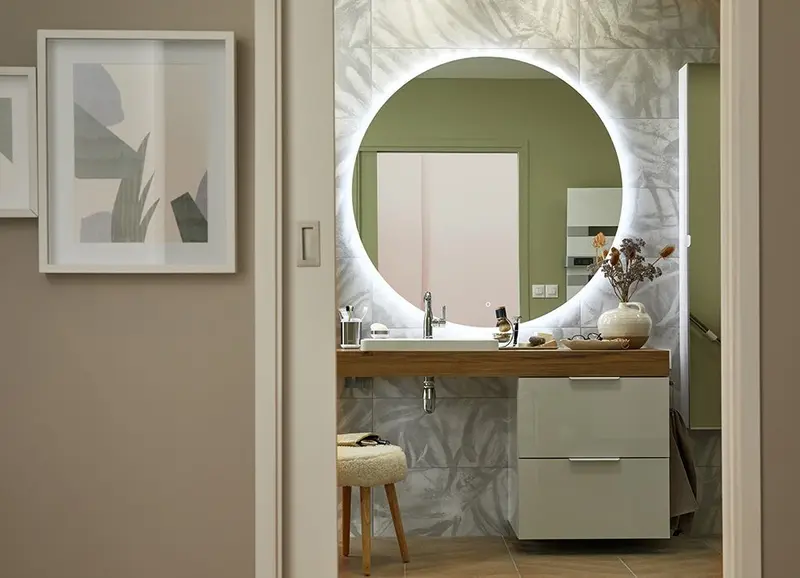 salle de bain nature et élégante Leroy Merlin