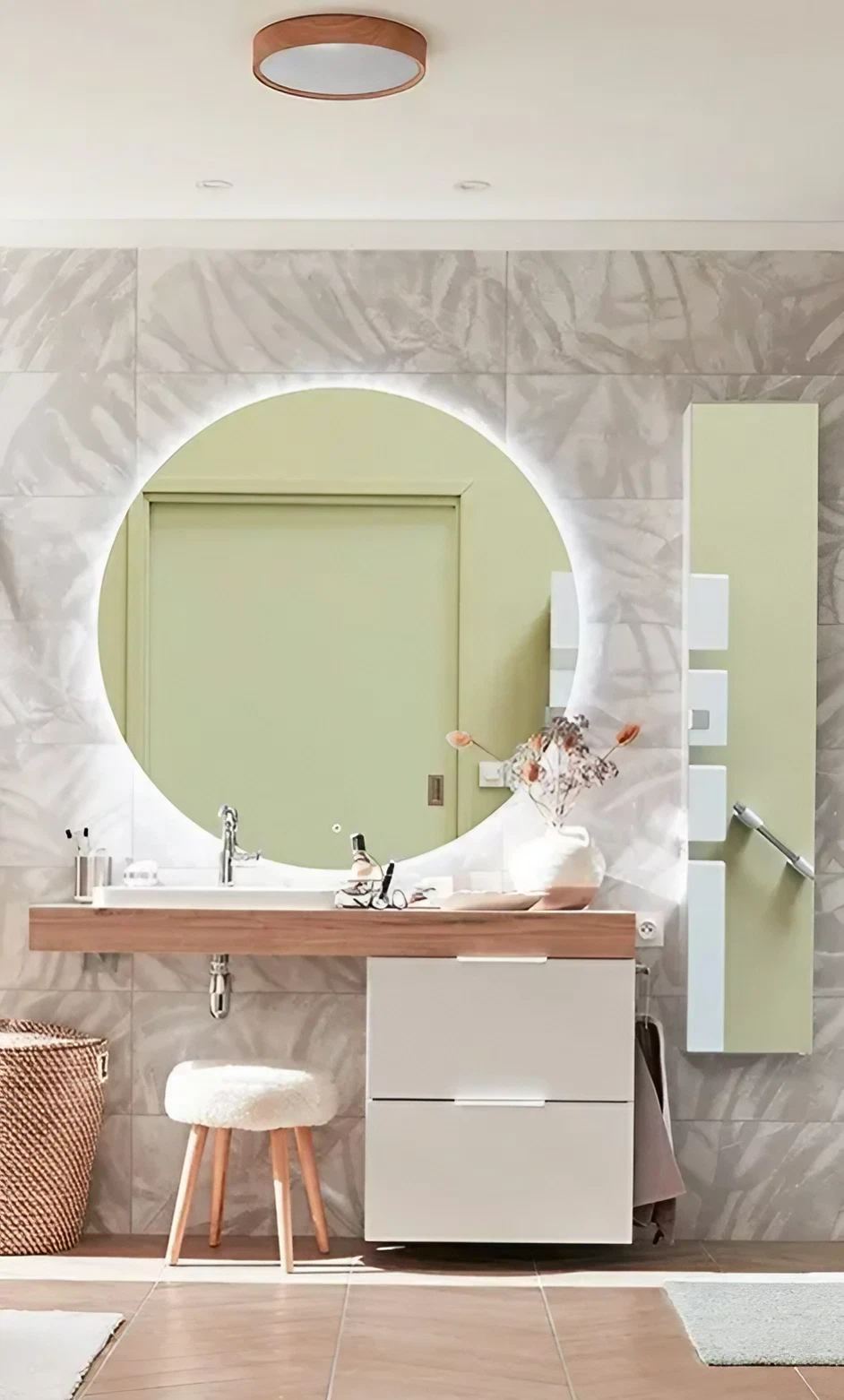 salle de bain nature et élégante Leroy Merlin