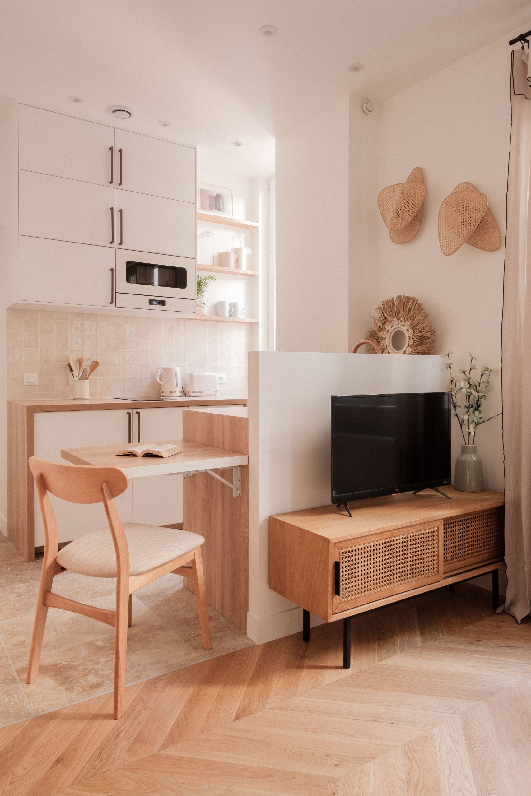 cuisine studio 27m2 Paris