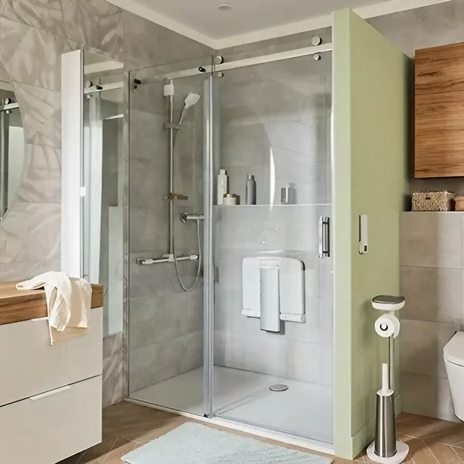 salle de bain nature et élégante Leroy Merlin
