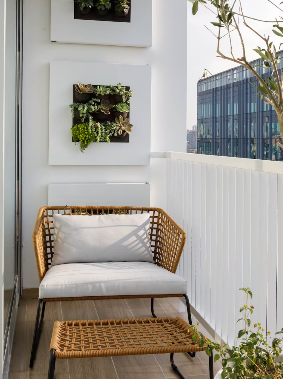 balcon avec mini mur végétal balcon avec mini mur végétal