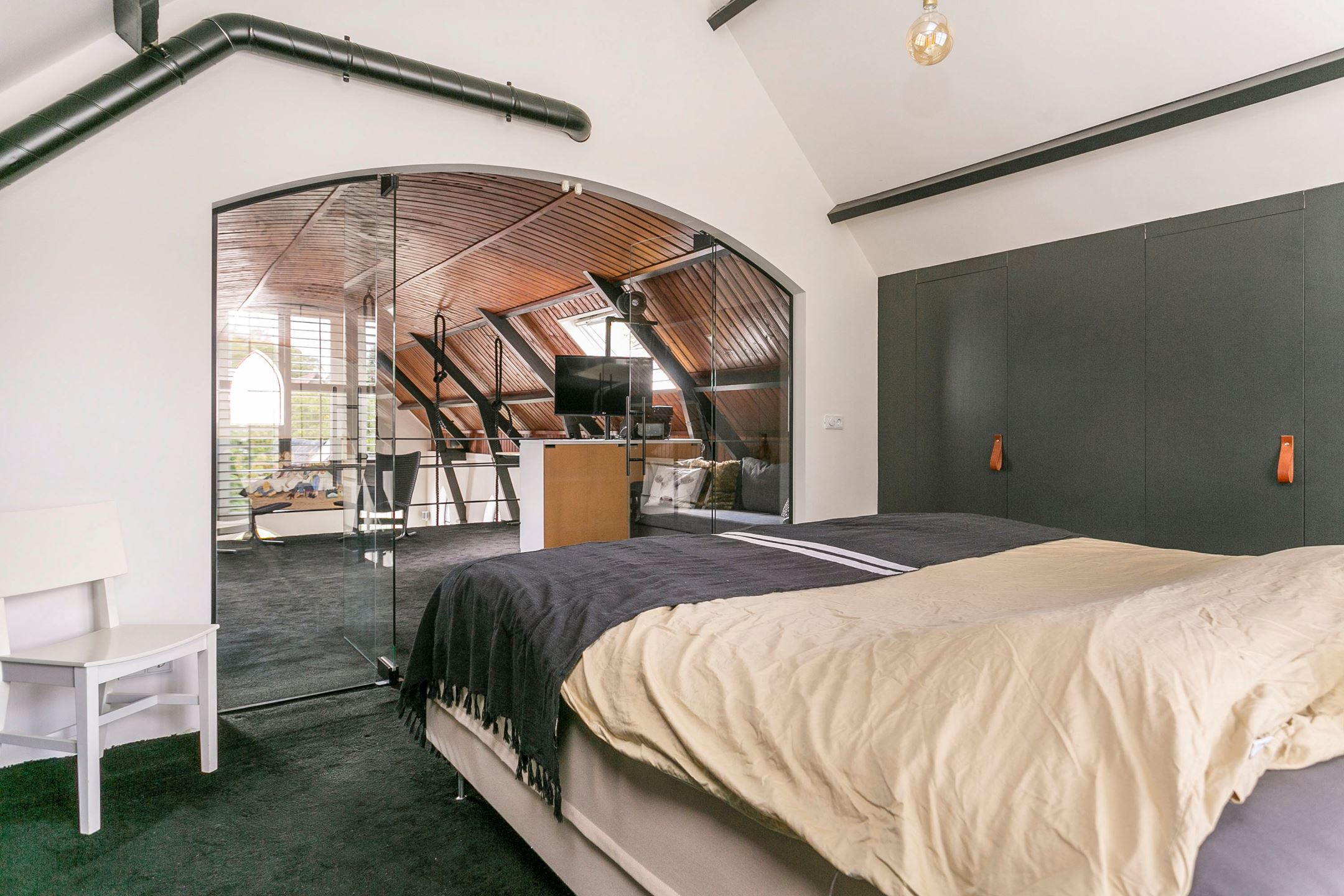 chambre mansardée loft