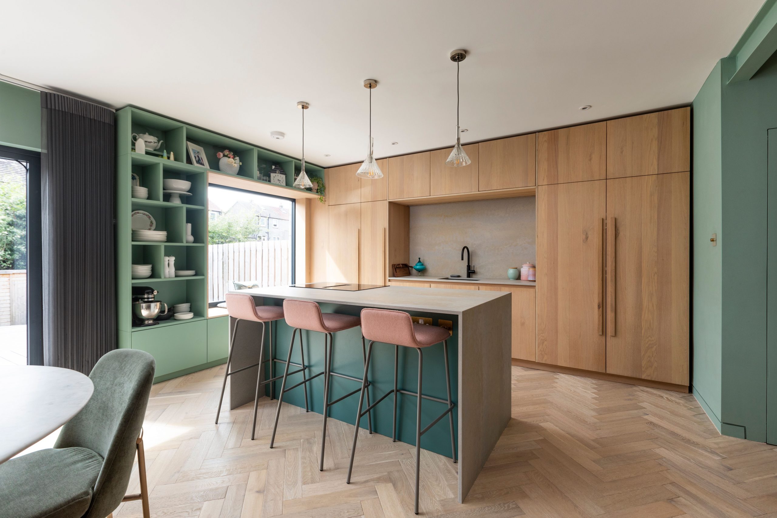 cuisine ouverte et salle à manger décoration design colorée cuisine ouverte et salle à manger décoration design colorée