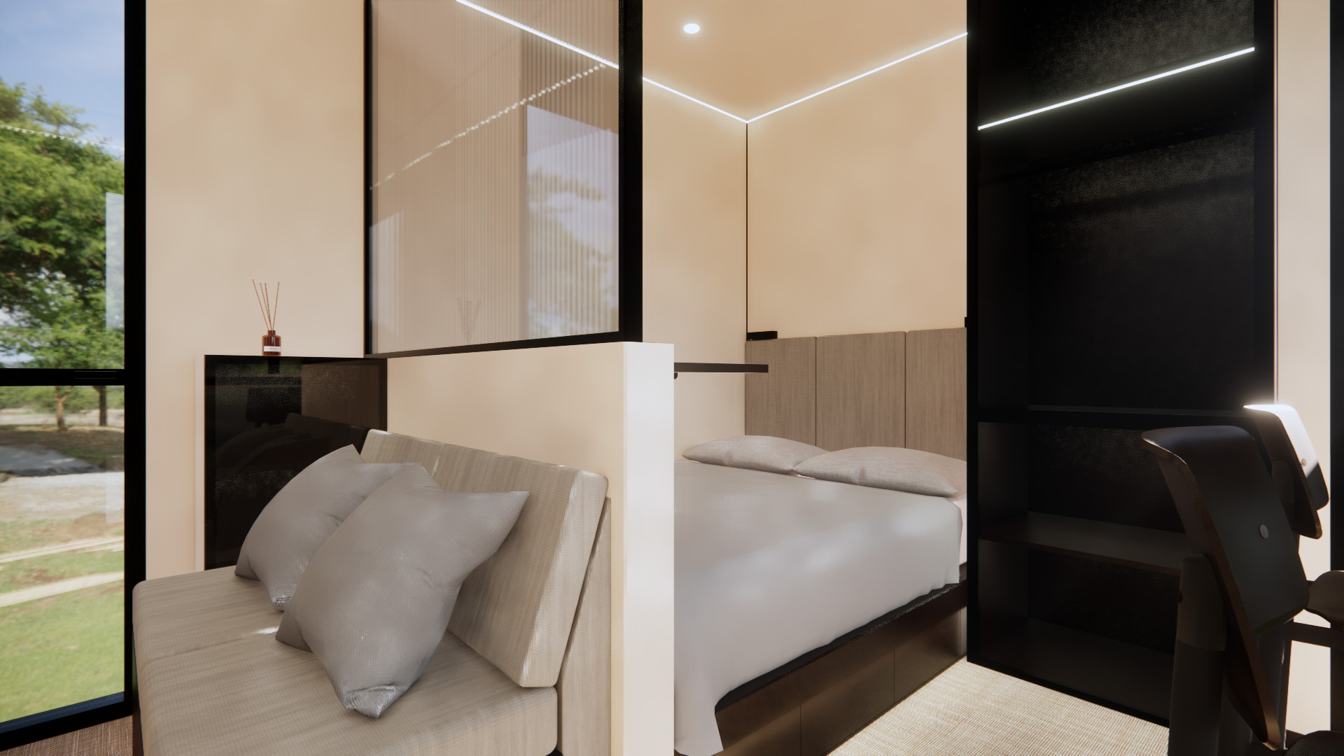 chambre et salon tiny house chambre et salon tiny house