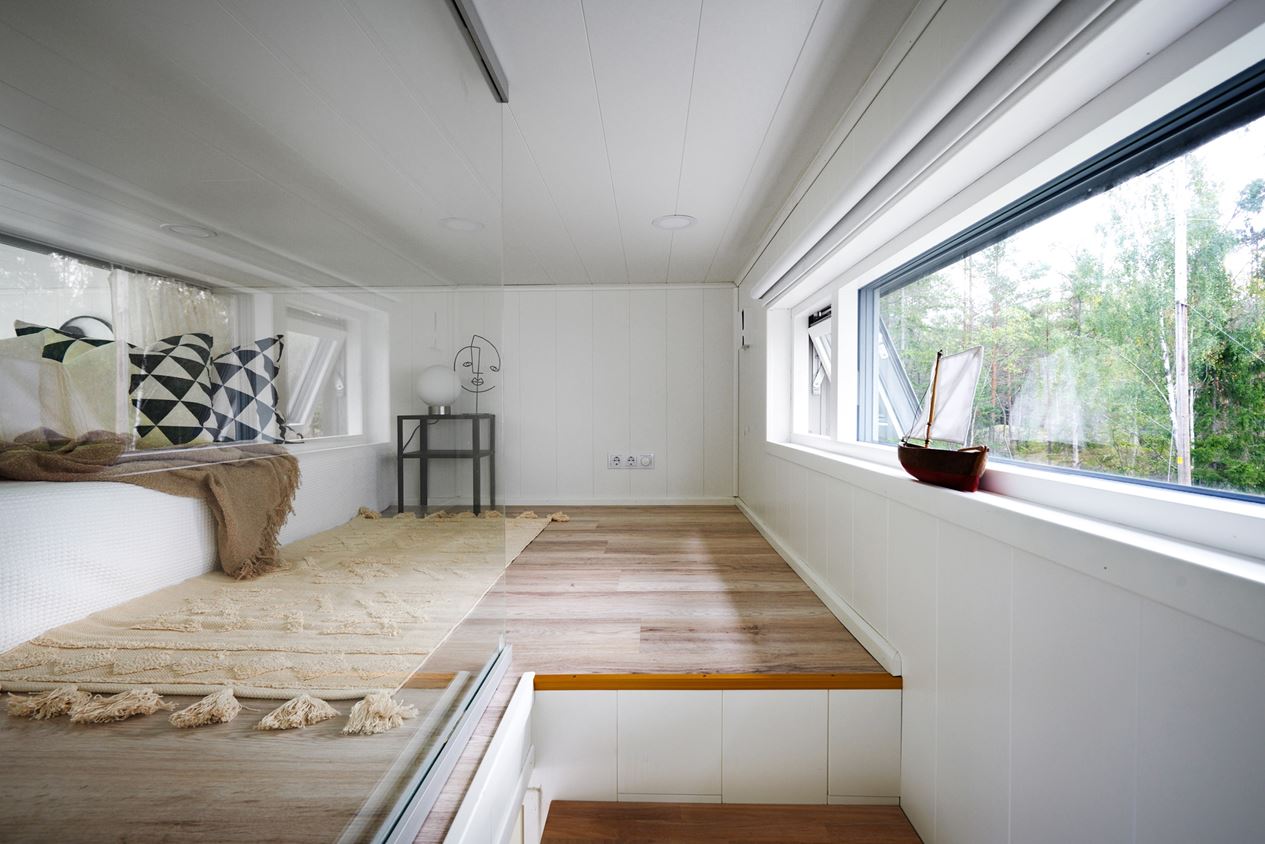 mezzanine basse mini maison 22m2