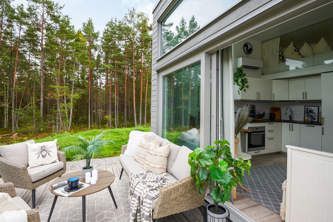mini maison 22m2 avec terrasse bois