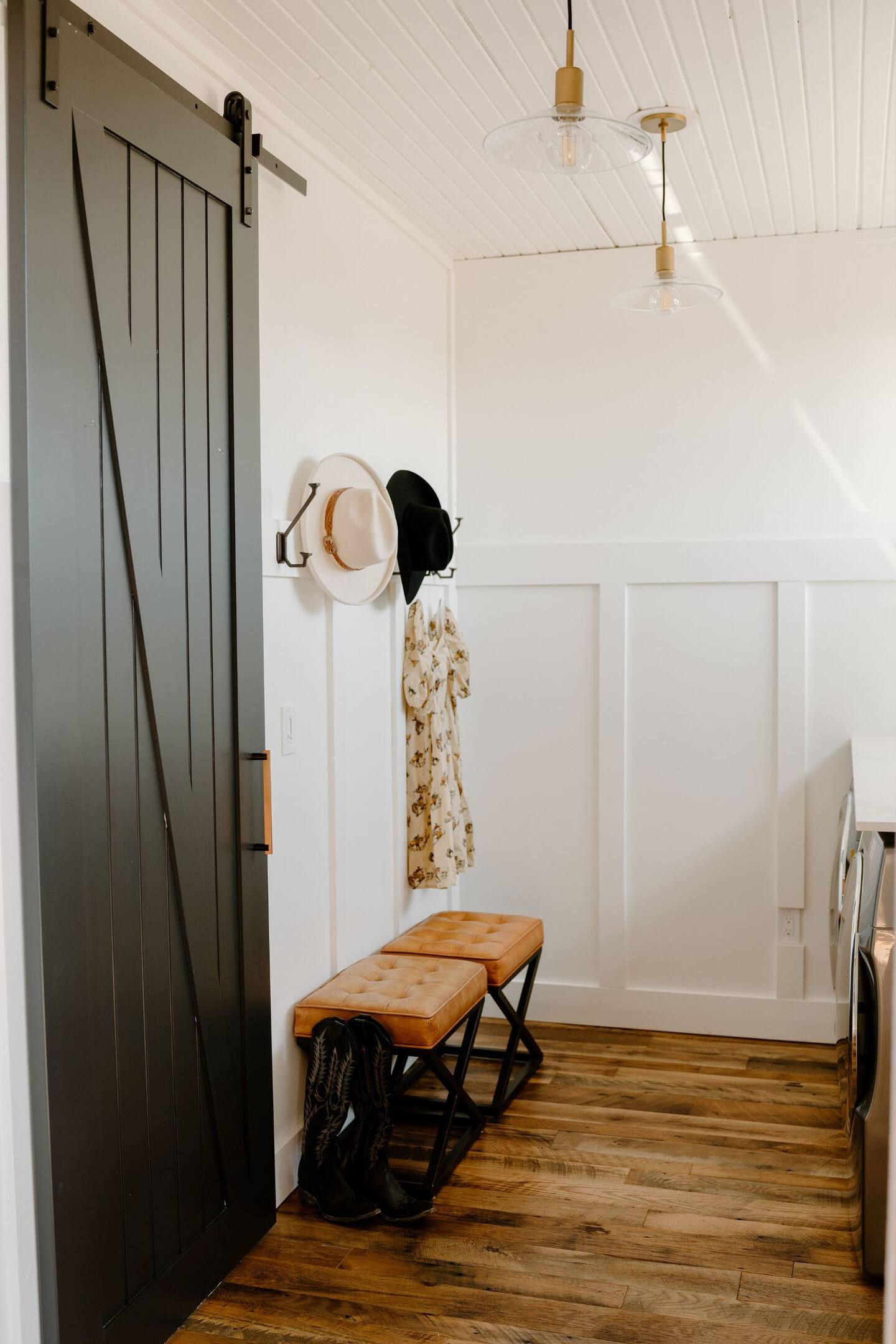 entrée maison en bois loft