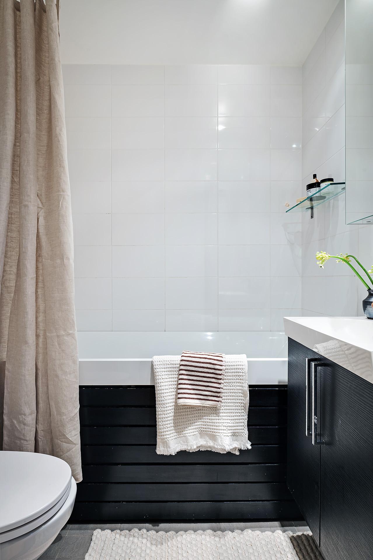 salle de bain noire et blanche salle de bain noire et blanche