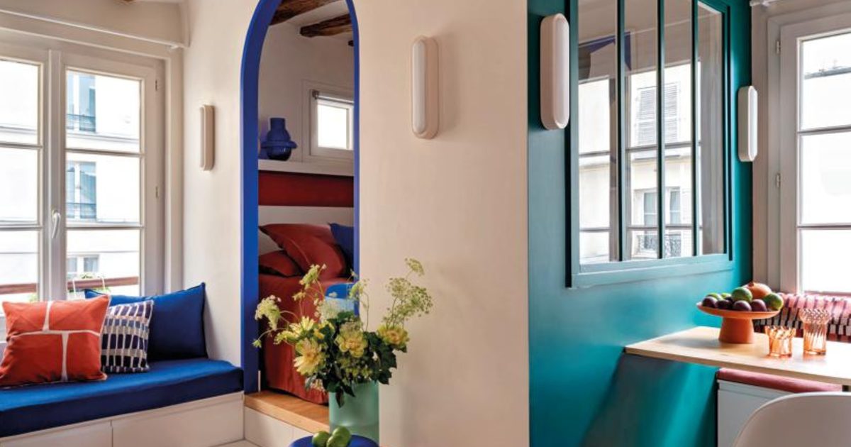 studio transformé en deux-pièces