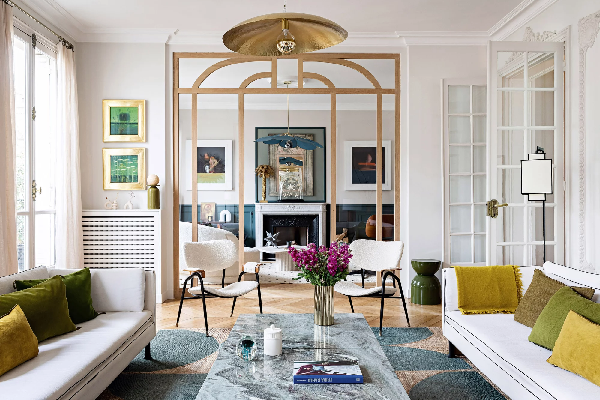 salon décoration design duplex Paris