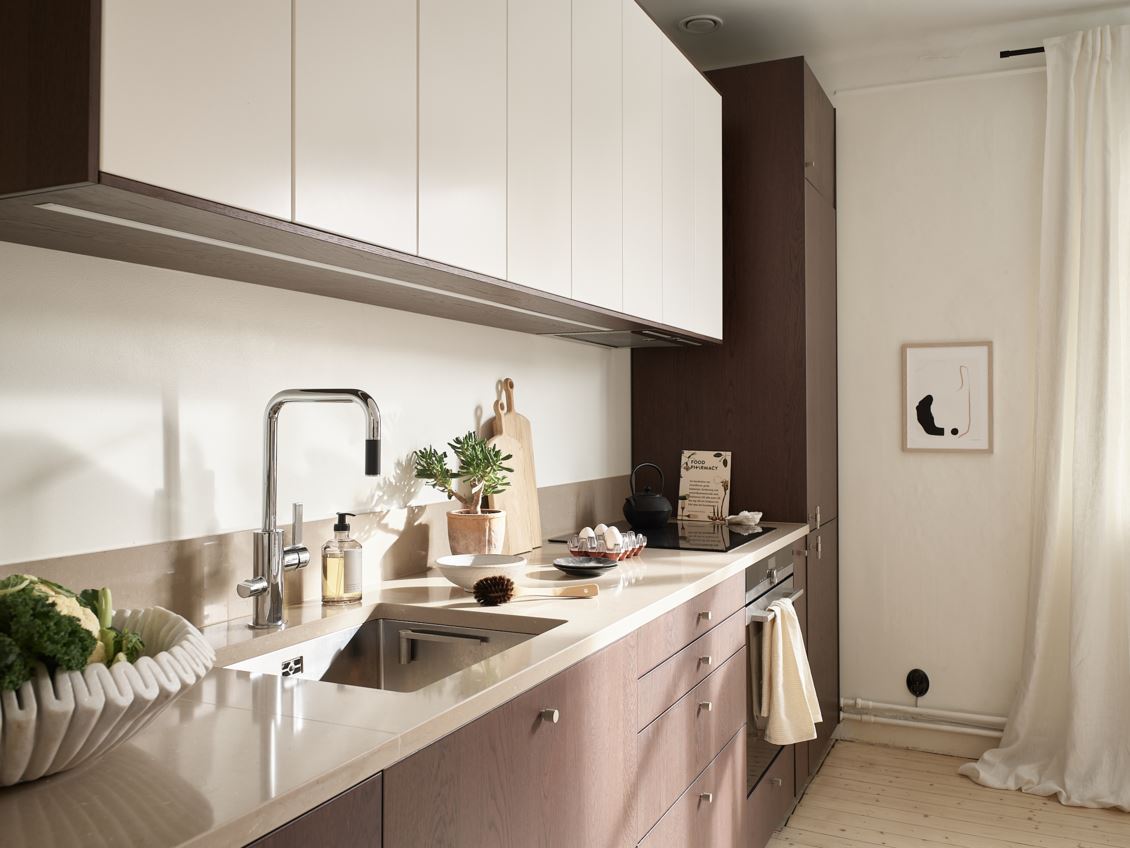 cuisine noyer et blanc cuisine noyer et blanc