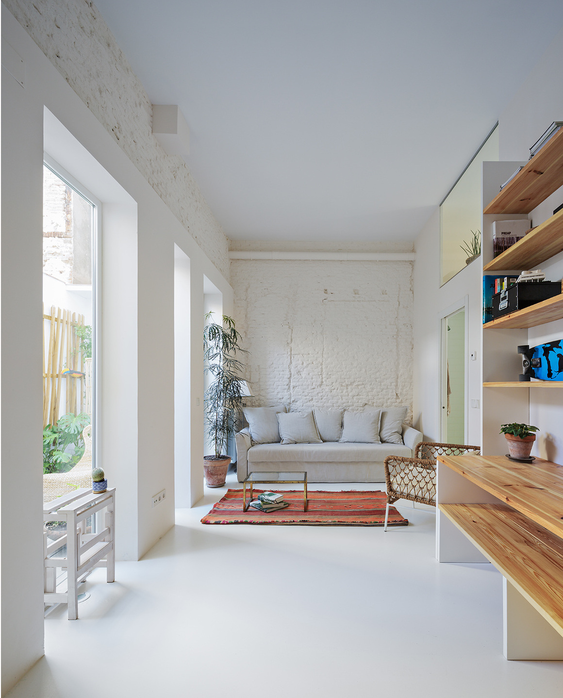 salon appartement de deux-pièces de 30m2 décoration design