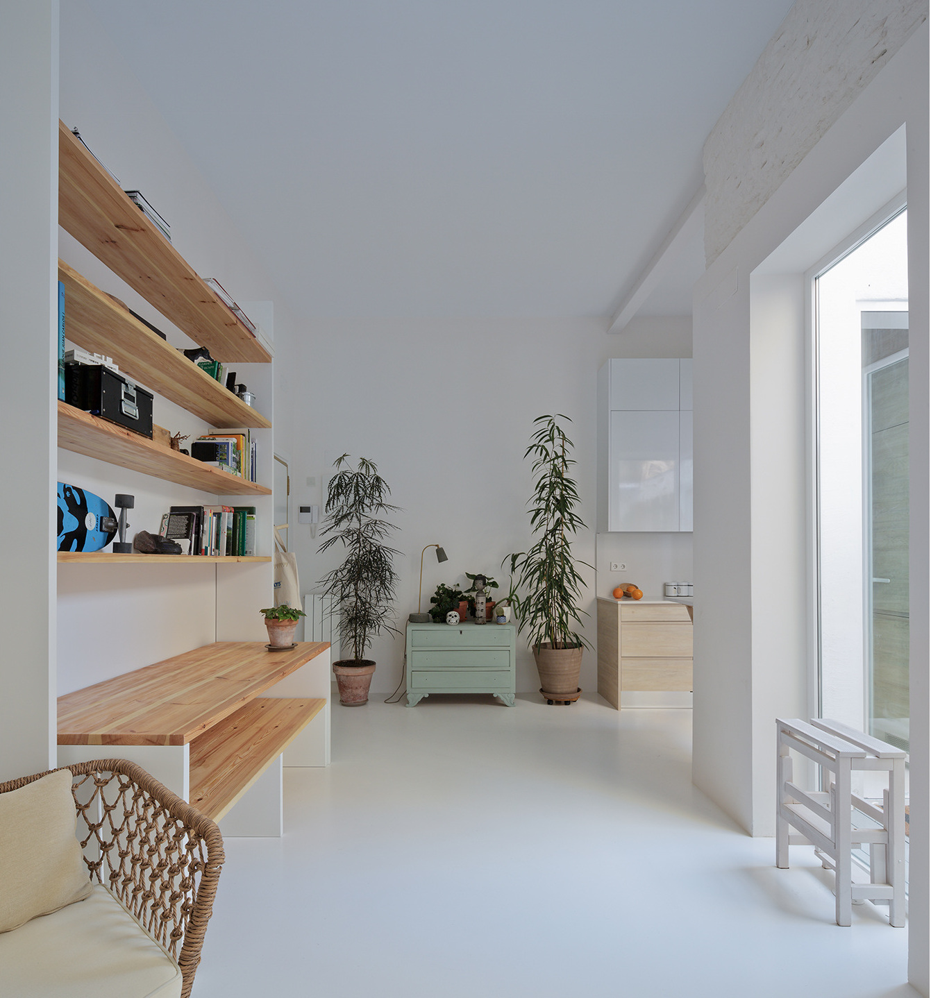 salon appartement de deux-pièces de 30m2 décoration design