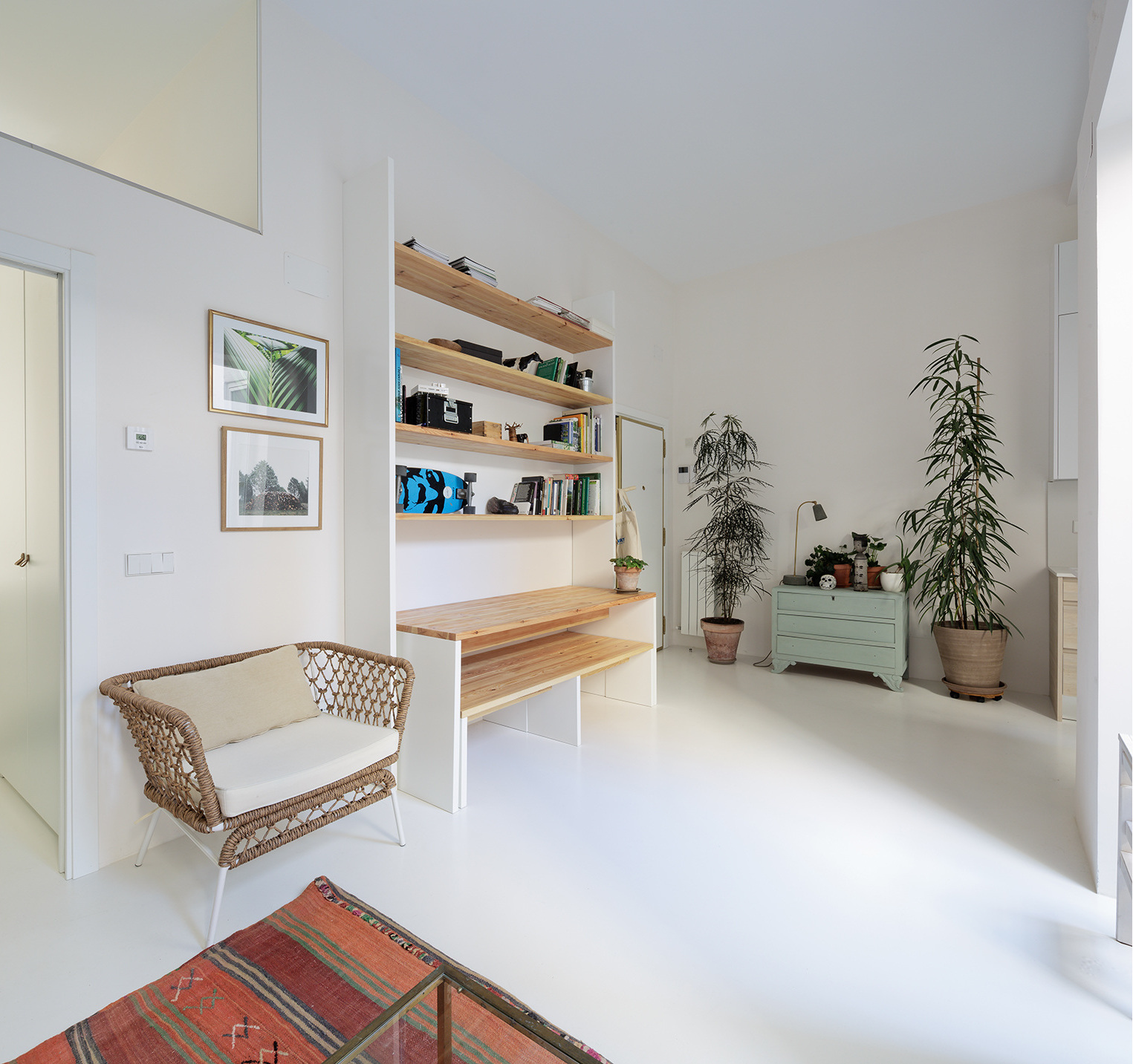 salon appartement de deux-pièces de 30m2 décoration design