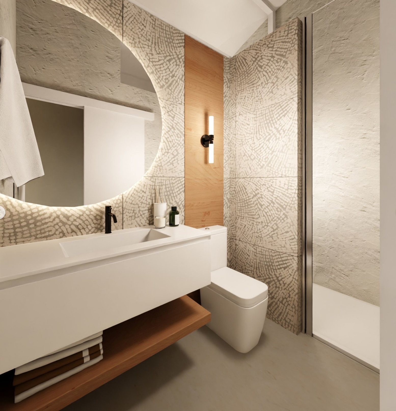 salle d'eau design mini maison écologique française Arkegreen