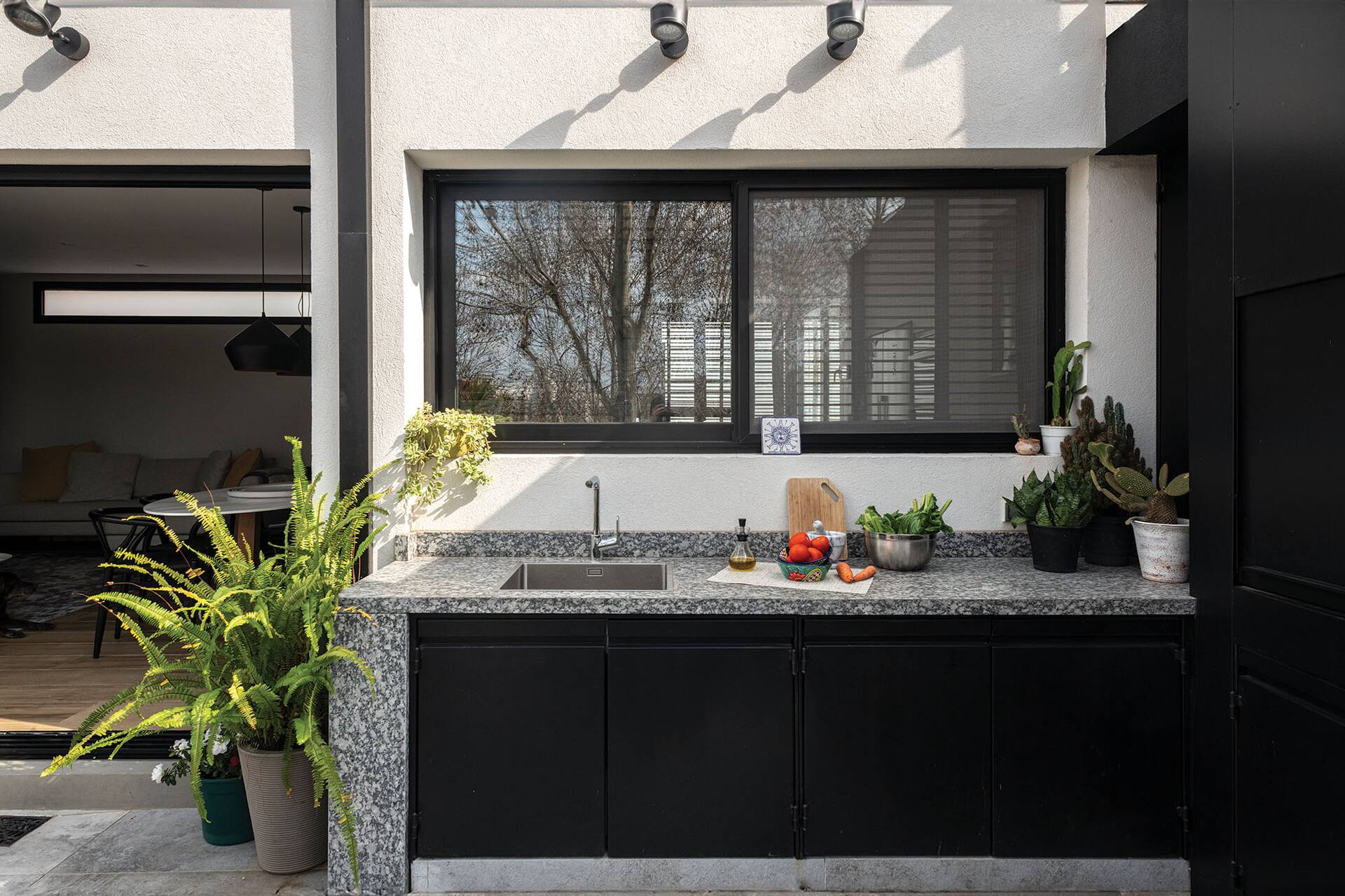 cuisine d cuisine d'été appartement avec terrasse