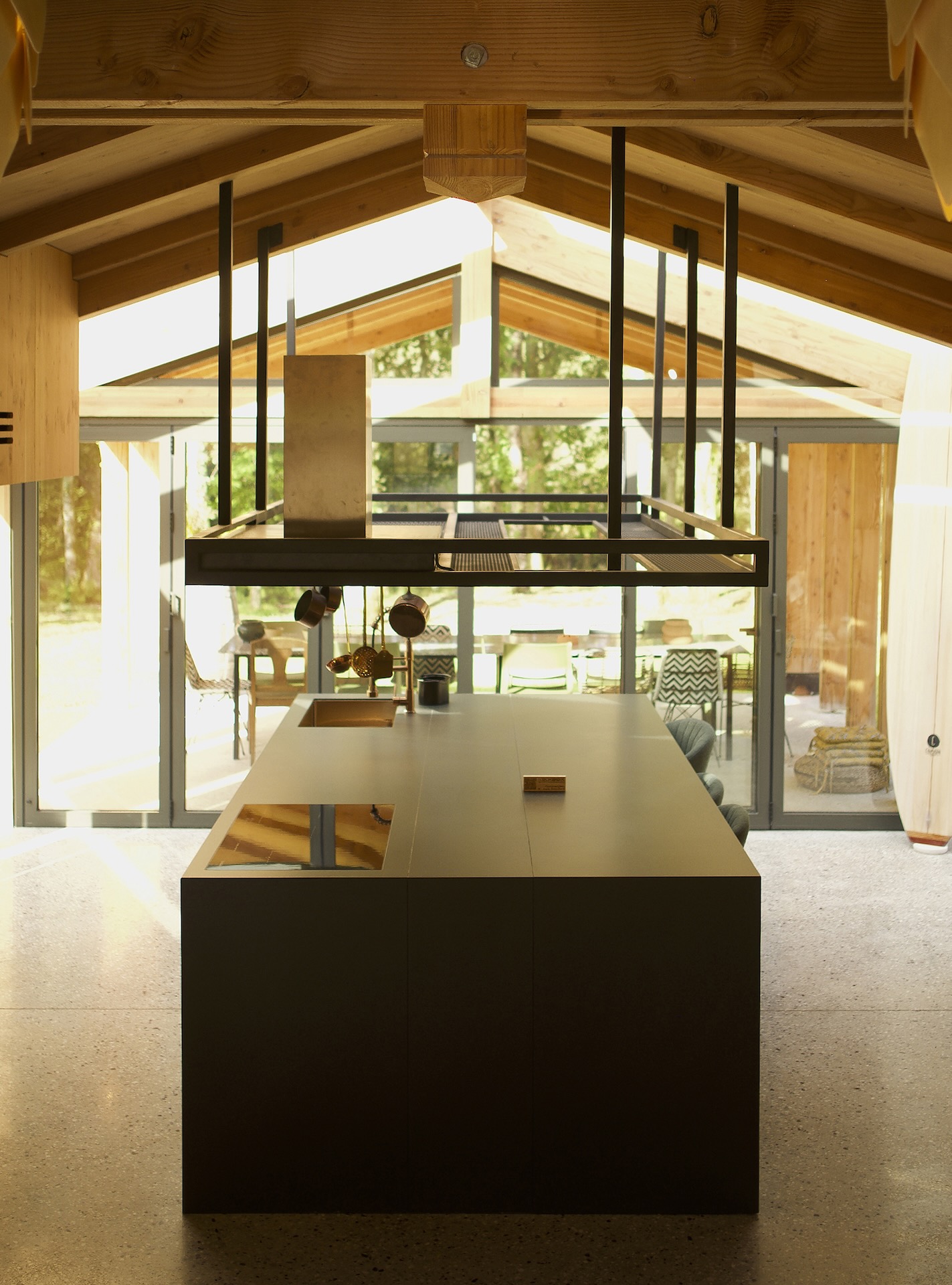 cuisine maison en bois Airial du Branasse Hossegor cuisine maison en bois Airial du Branasse Hossegor