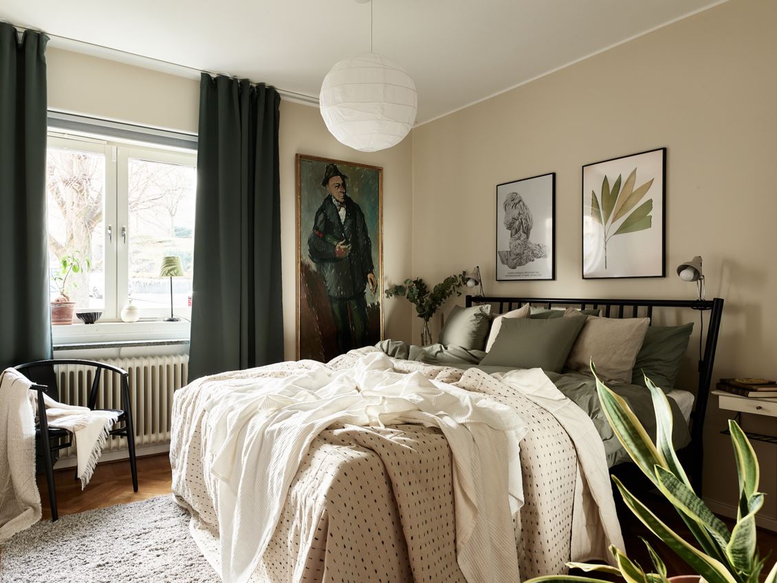 chambre décoration beige et verte chambre décoration beige et verte