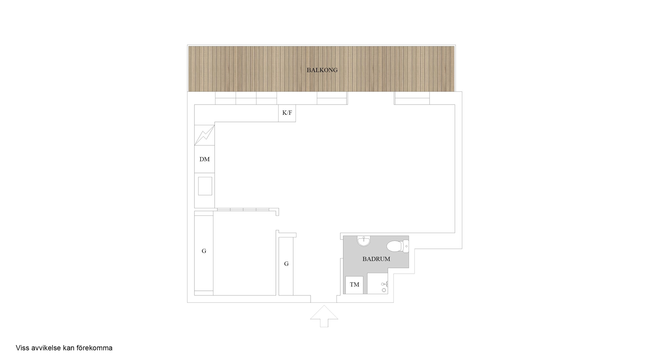 plan grand studio de 44m2 avec balcon aménagé en un deux-pièces plan grand studio de 44m2 avec balcon aménagé en un deux-pièces