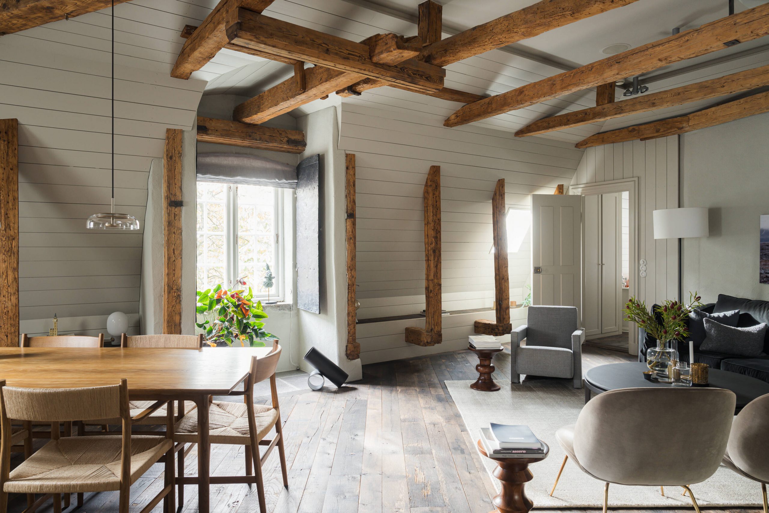 salon avec poutres décoration scandinave salon avec poutres décoration scandinave
