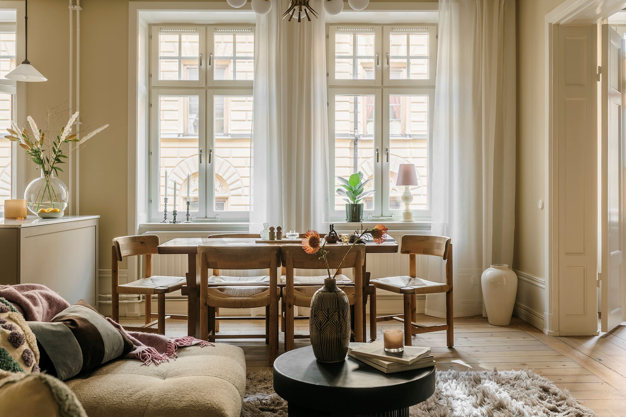 salon et salle à manger décoration scandinave