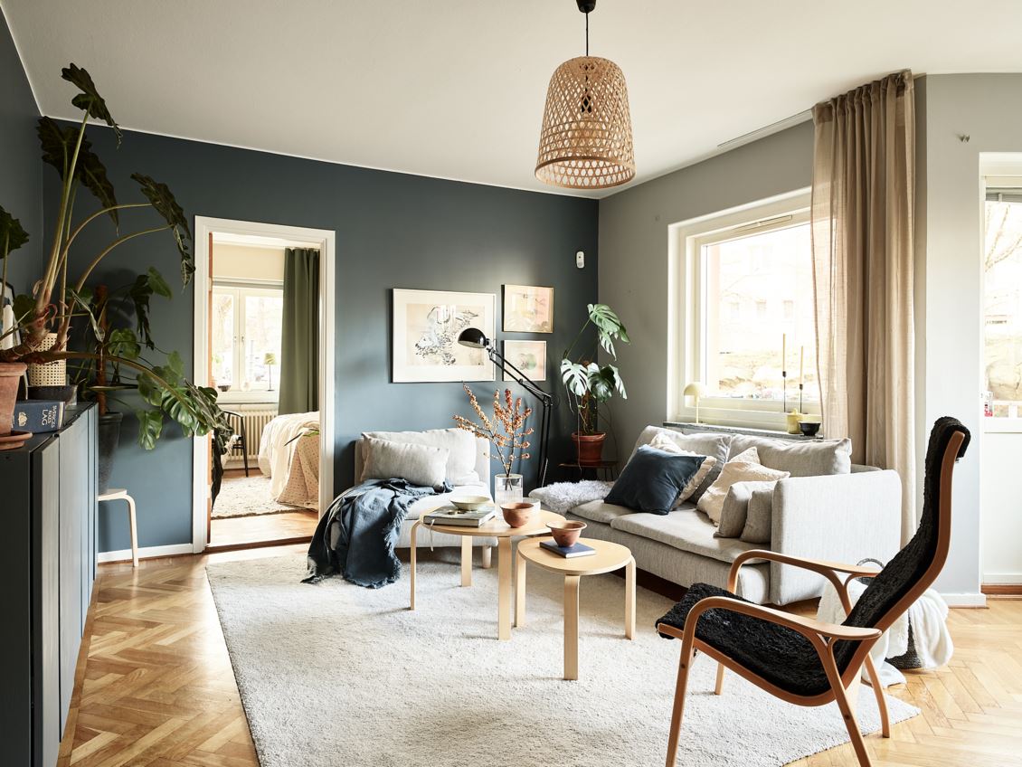 salon bleu décoration scandinave salon bleu décoration scandinave