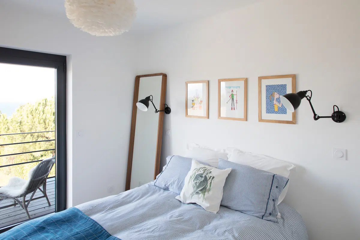 chambre minimaliste décoration bleue chambre minimaliste décoration bleue