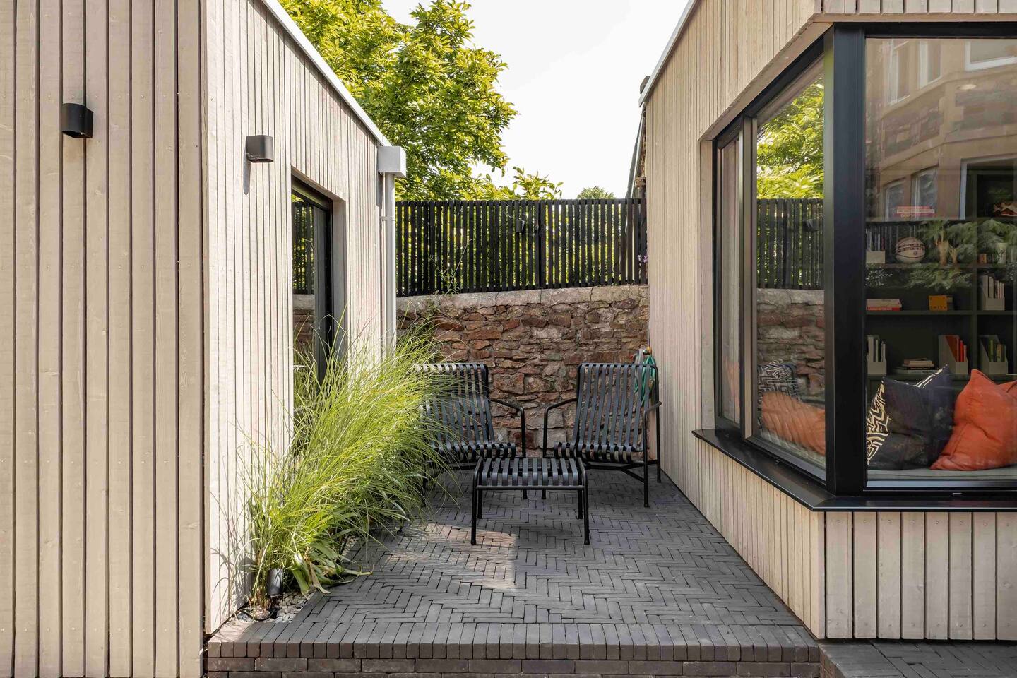 terrasse jardin contemporain