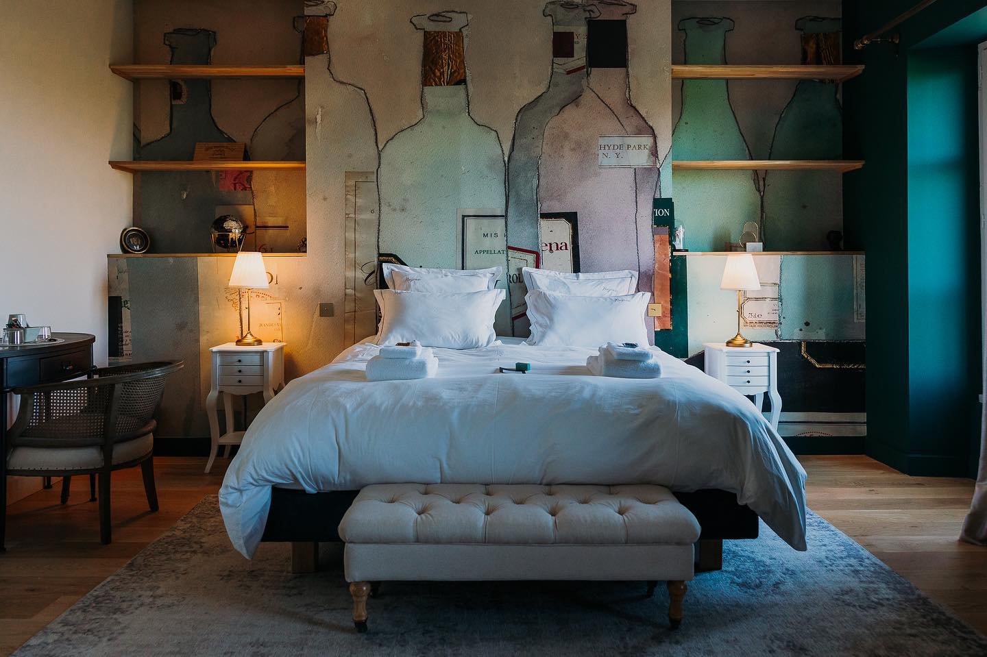 chambre Château de Neyran redécoré par Maisons du Monde chambre Château de Neyran redécoré par Maisons du Monde