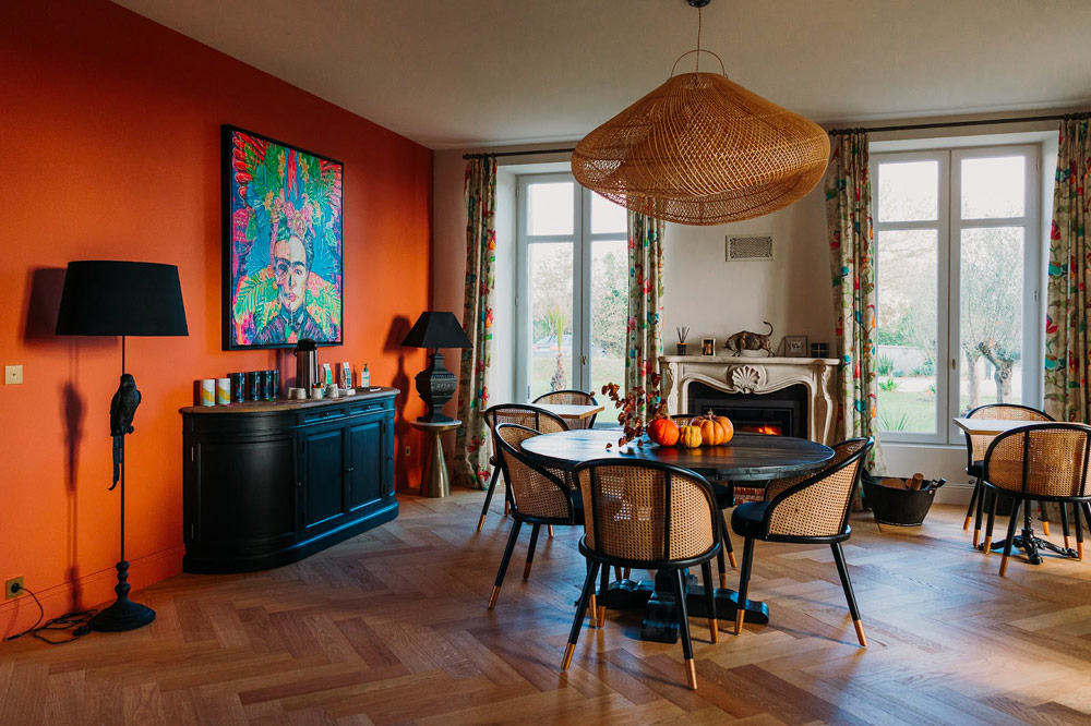 salle à manger Château de Neyran redécoré par Maisons du Monde salle à manger Château de Neyran redécoré par Maisons du Monde
