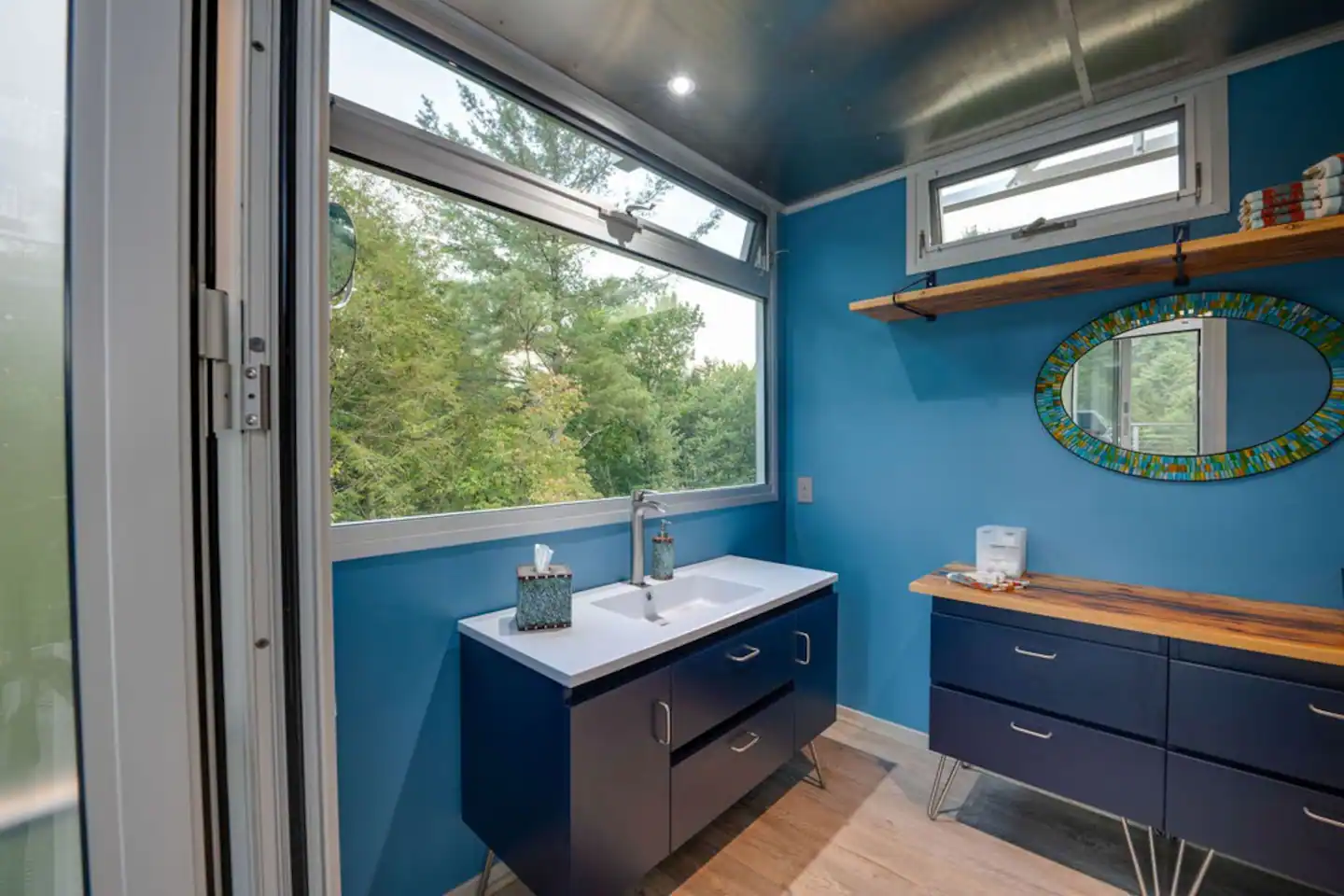salle de bain bleue salle de bain bleue