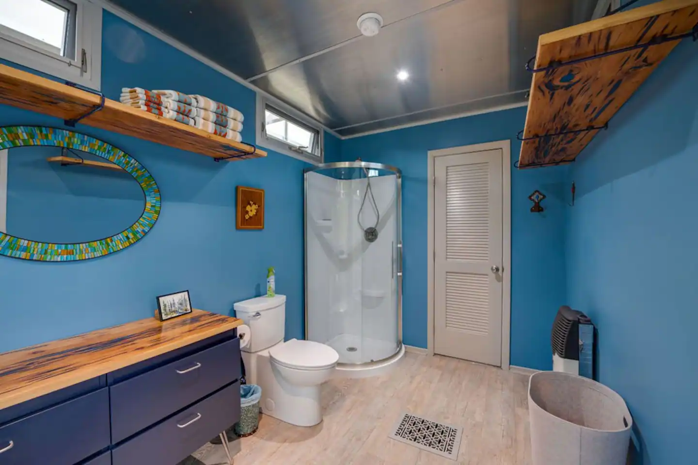 salle de bain bleue salle de bain bleue