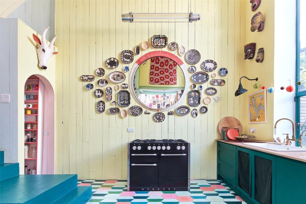 cuisine maison Londres décoration colorée